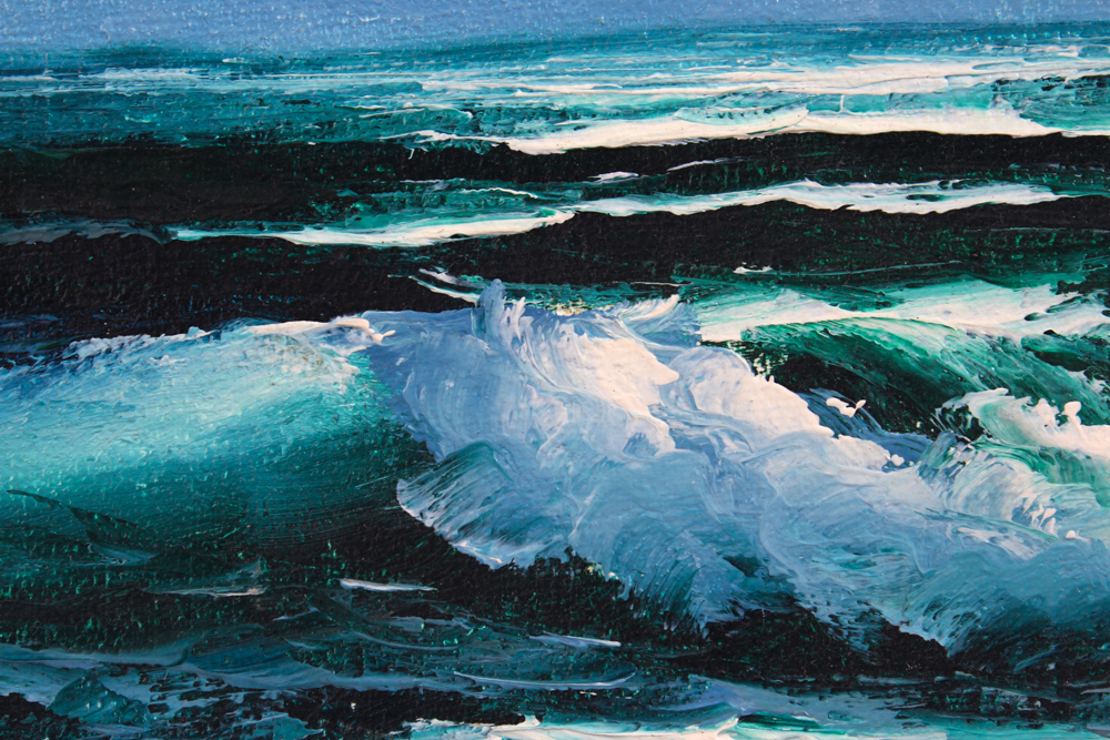 Jerome Stevens Oil on Canvas Seascape