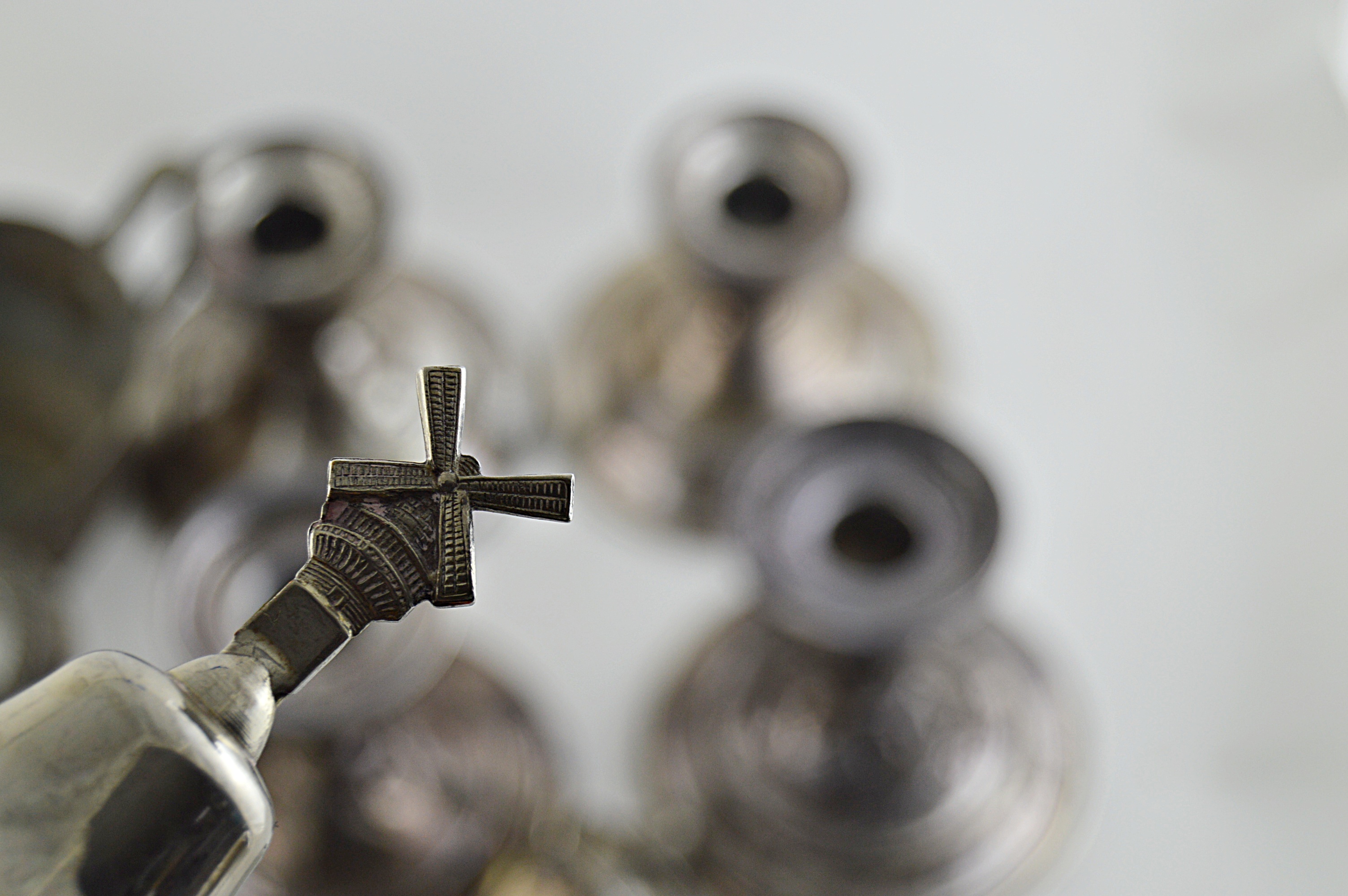 Sterling Silver Candleholders, Coasters, Snuffer