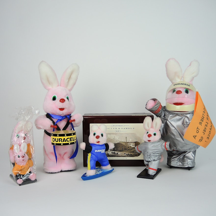 Procter & Gamble Commemorative Box With Plush Duracell Bunny Collection