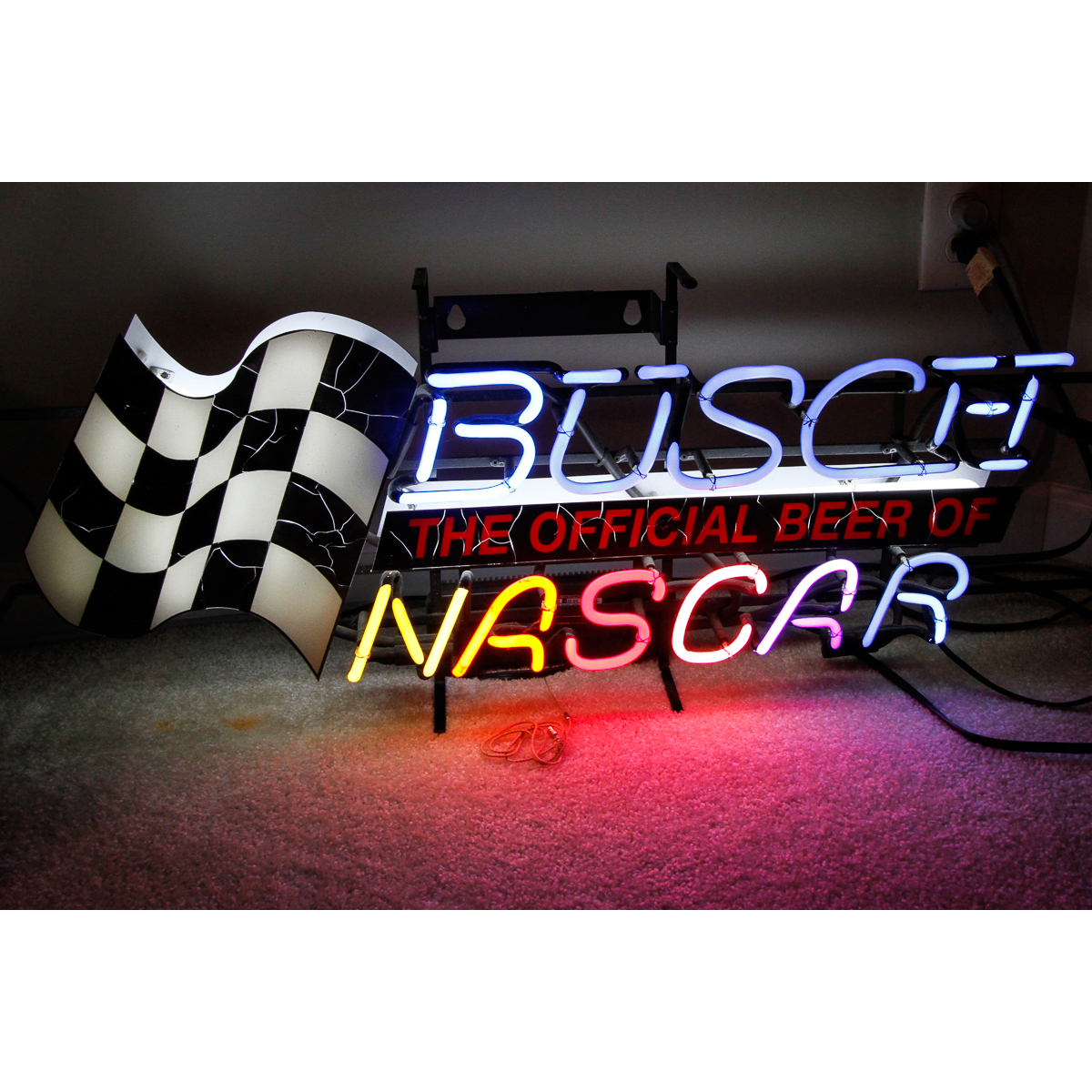 Busch Nascar Neon Sign