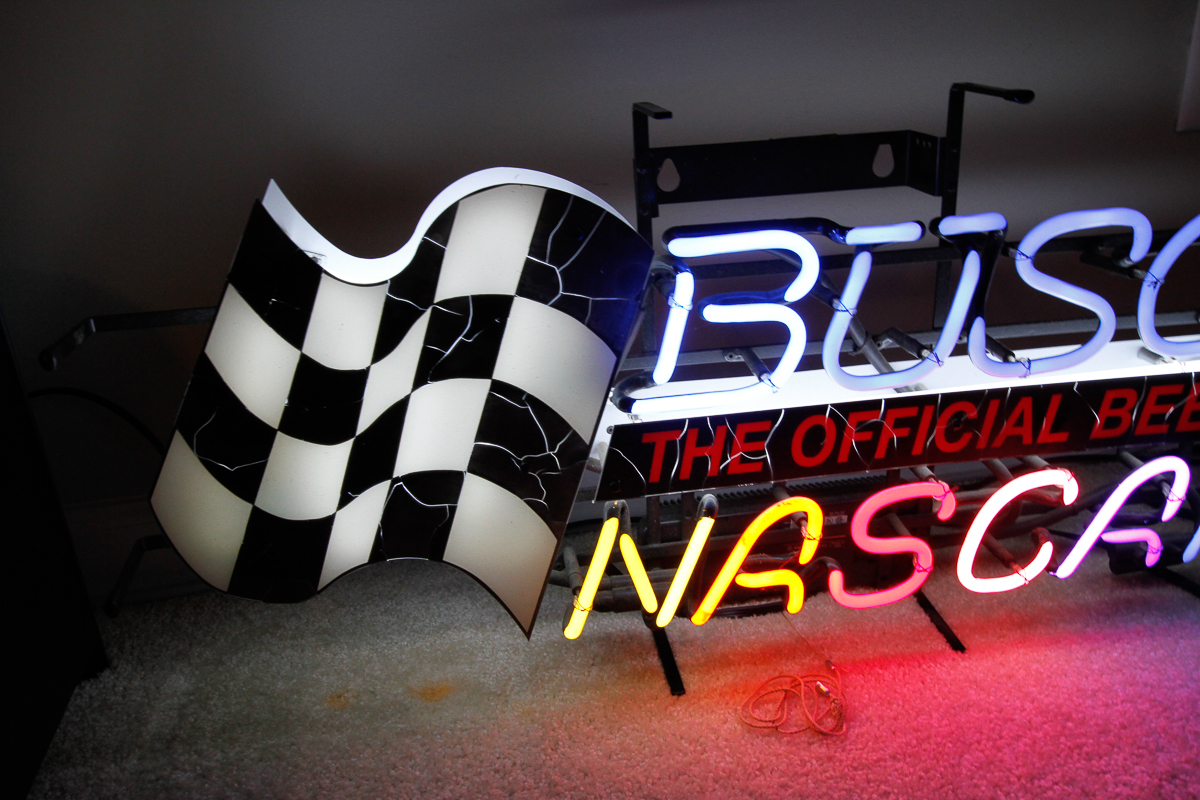 Busch Nascar Neon Sign