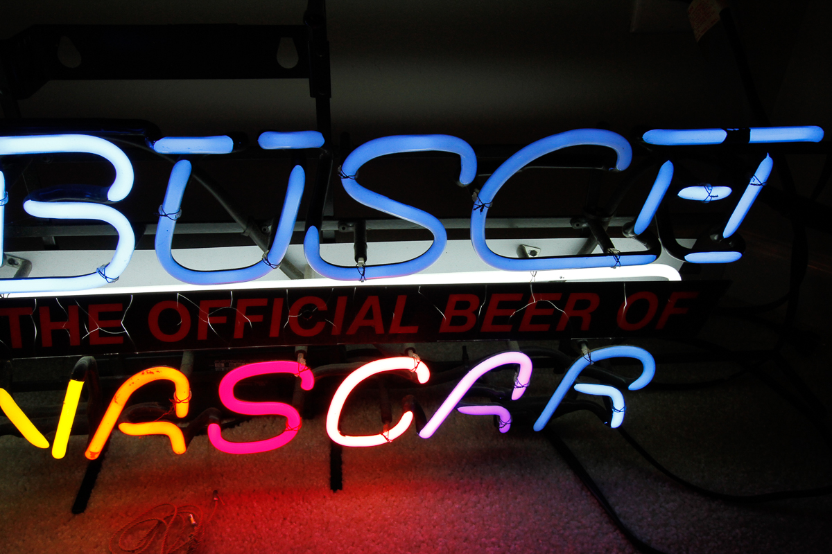 Busch Nascar Neon Sign