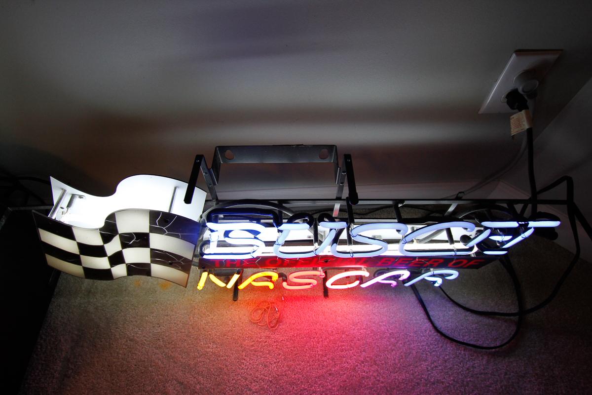 Busch Nascar Neon Sign