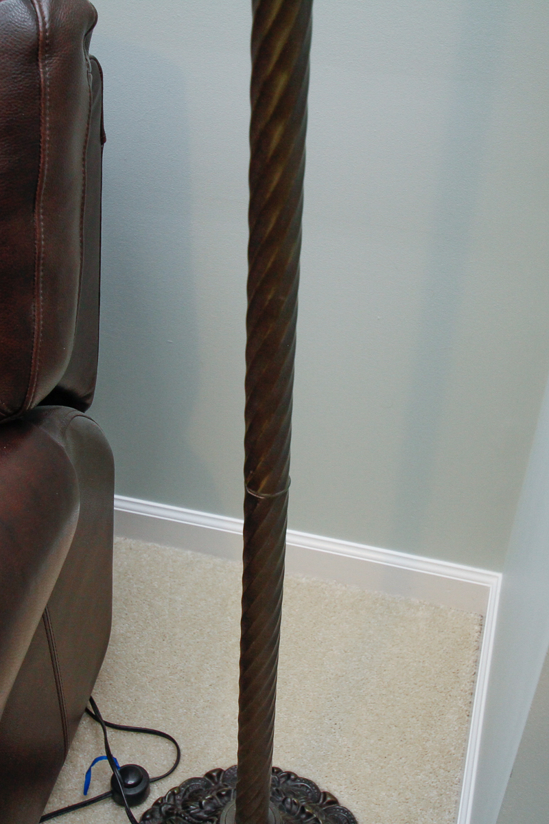 Torchiere Stained Glass Floor Lamp