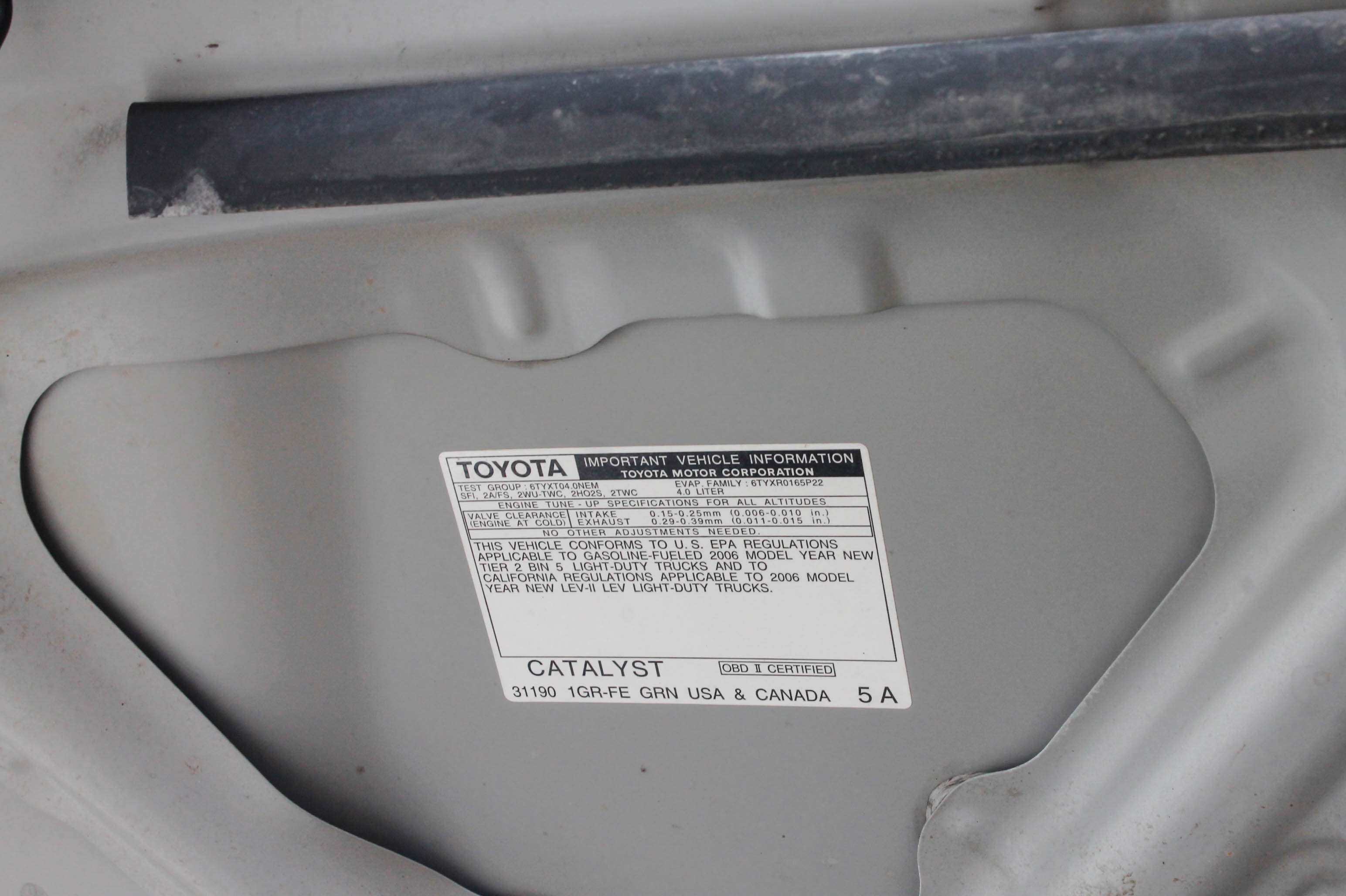 2006 Toyota Tacoma Pickup Truck