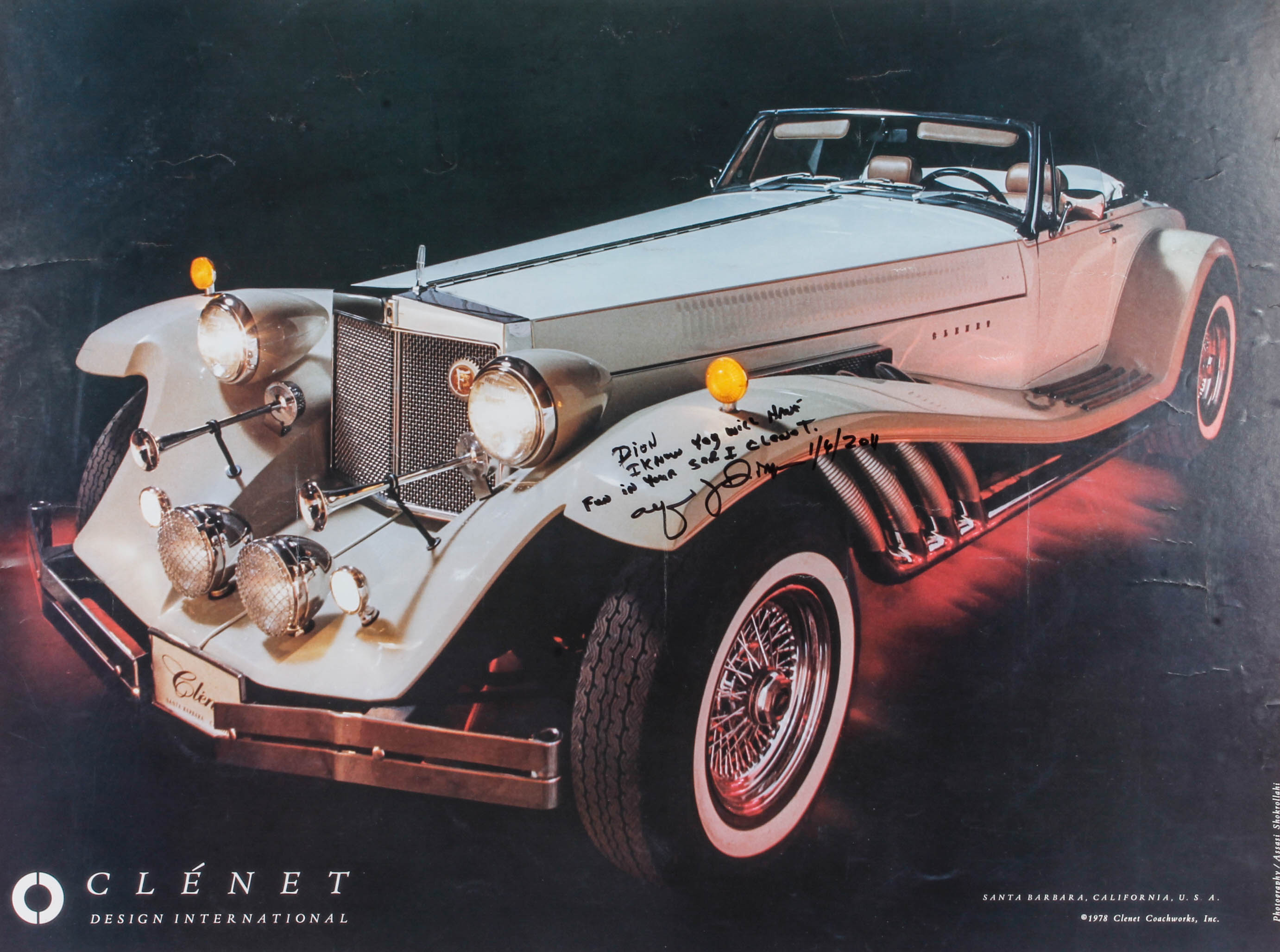 Rare 1979 Clenet Roadster Convertible