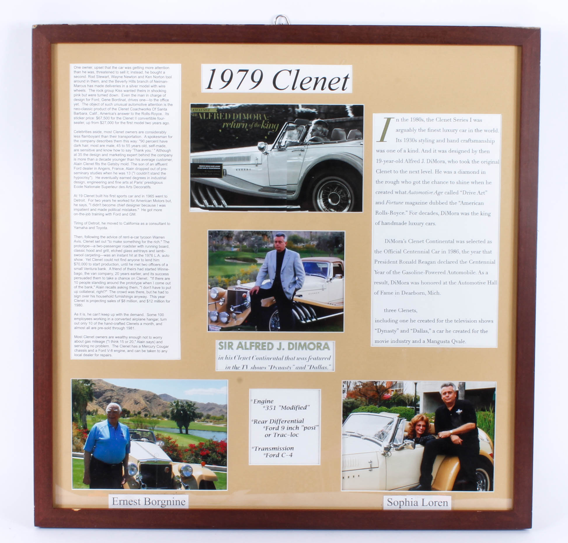 Rare 1979 Clenet Roadster Convertible