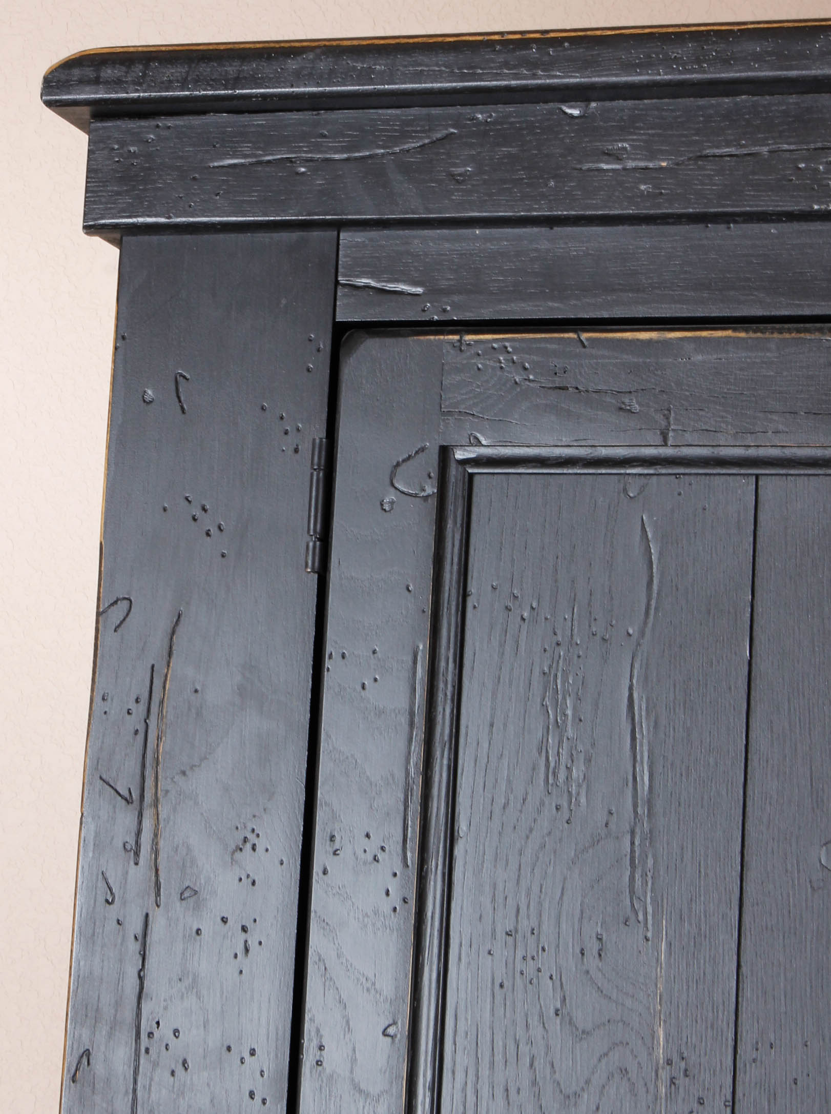 Broyhill "Attic Heirlooms" Distressed Wood Armoire