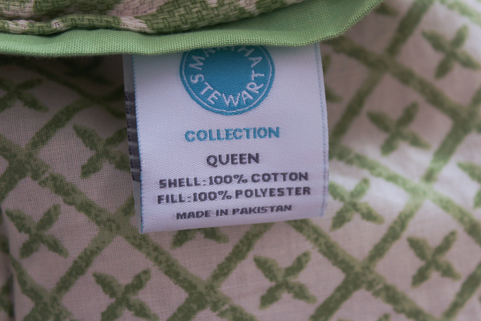 Martha Stewart Collection Queen Bedding Set