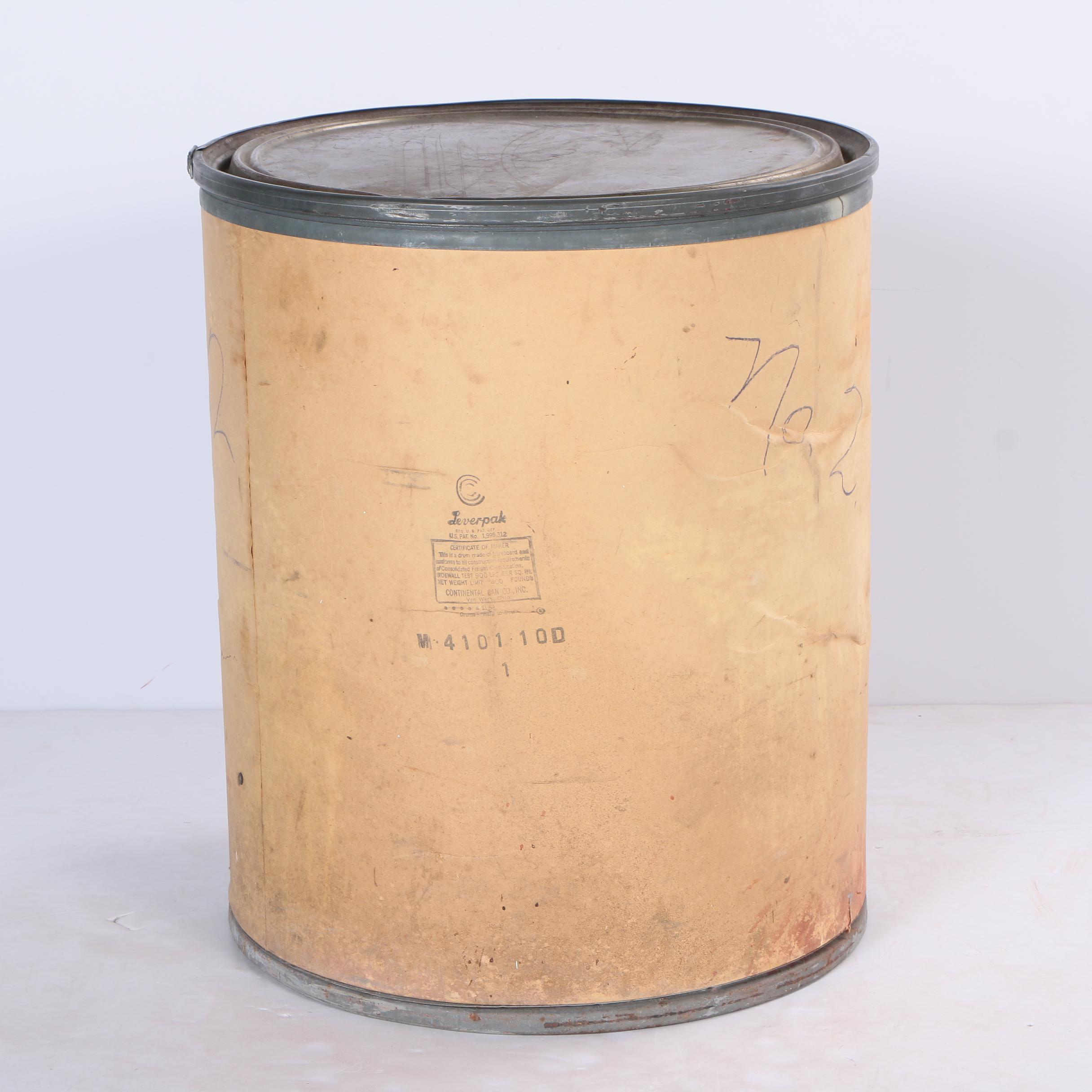 Vintage Challenge Powdered Milk Barrel