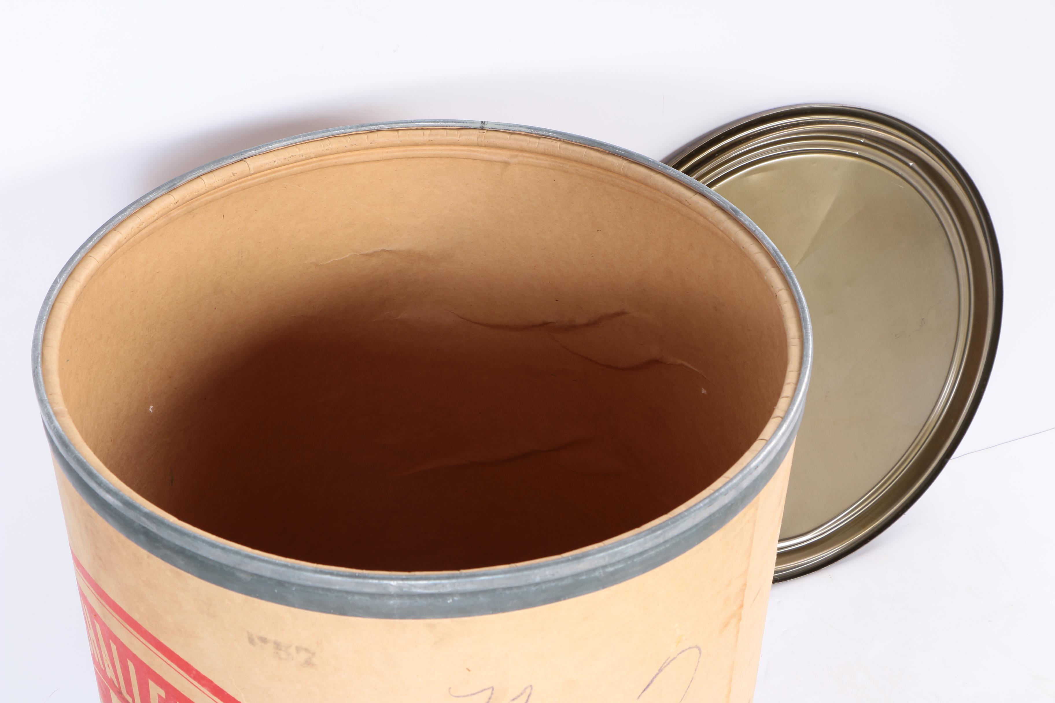 Vintage Challenge Powdered Milk Barrel