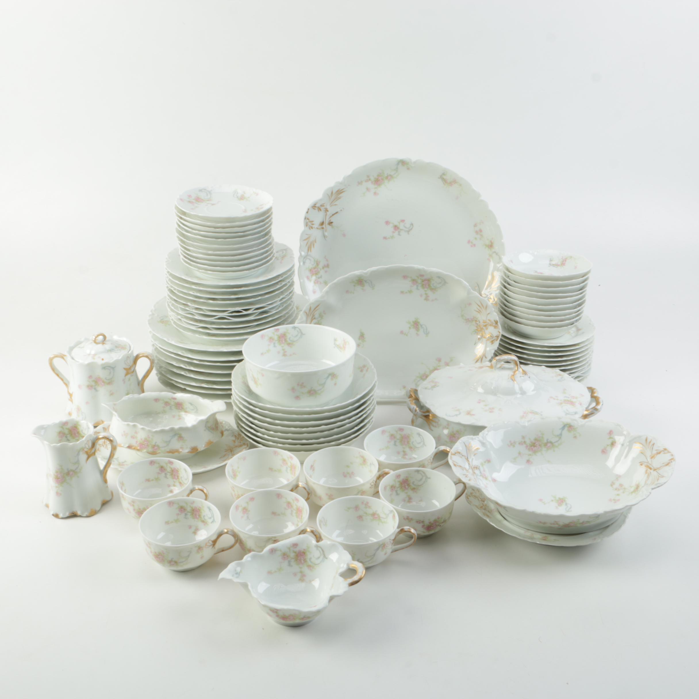 Vintage Haviland Limoges "The Princess" Porcelain Dinner Service