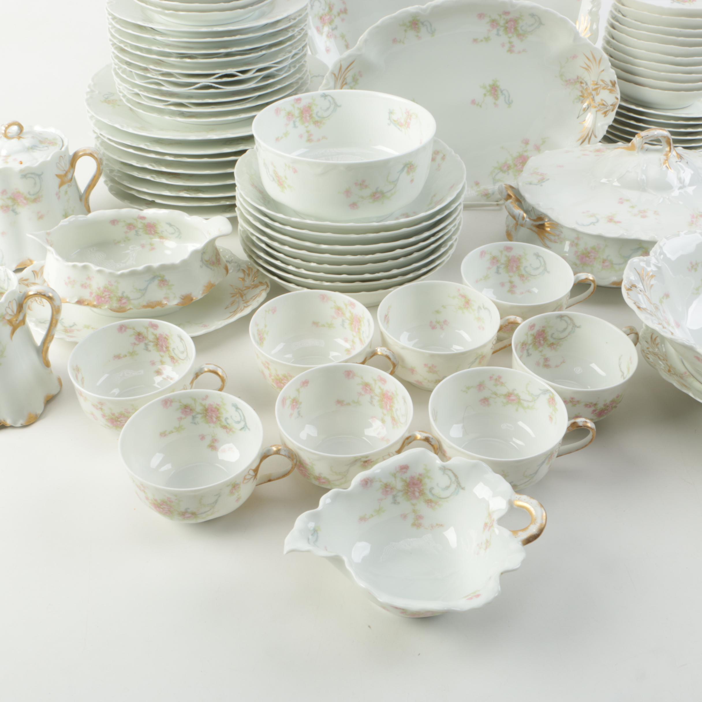 Vintage Haviland Limoges "The Princess" Porcelain Dinner Service