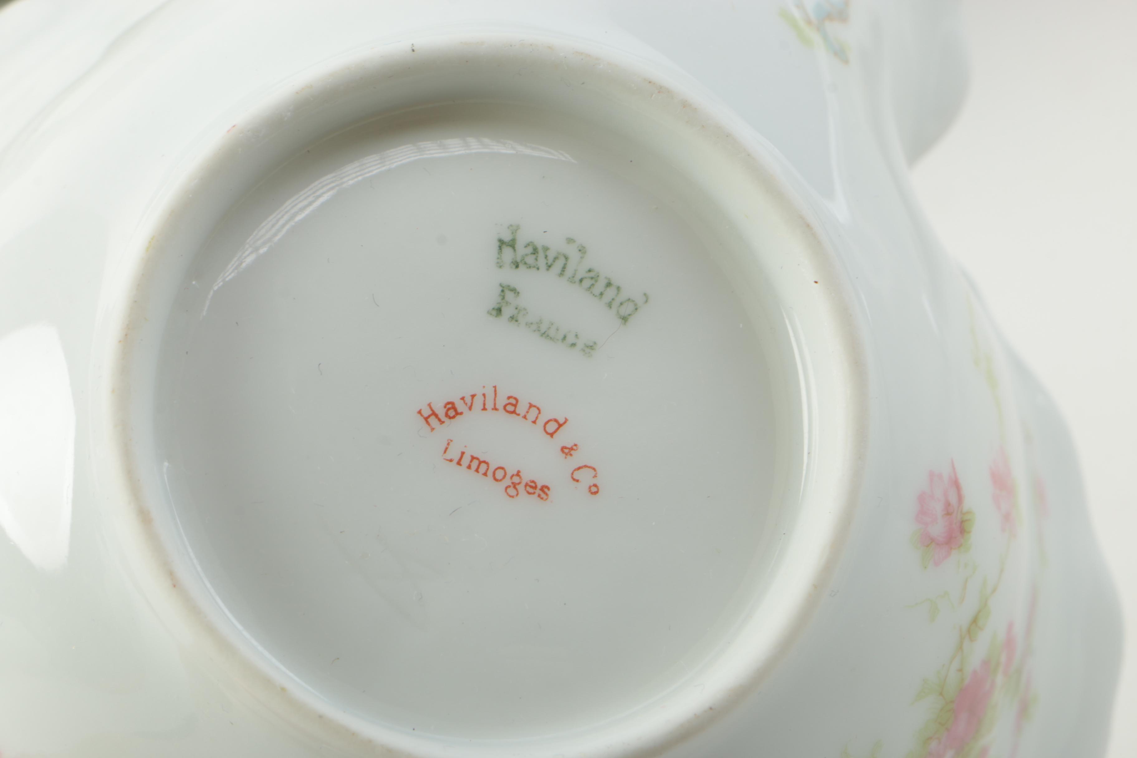 Vintage Haviland Limoges "The Princess" Porcelain Dinner Service