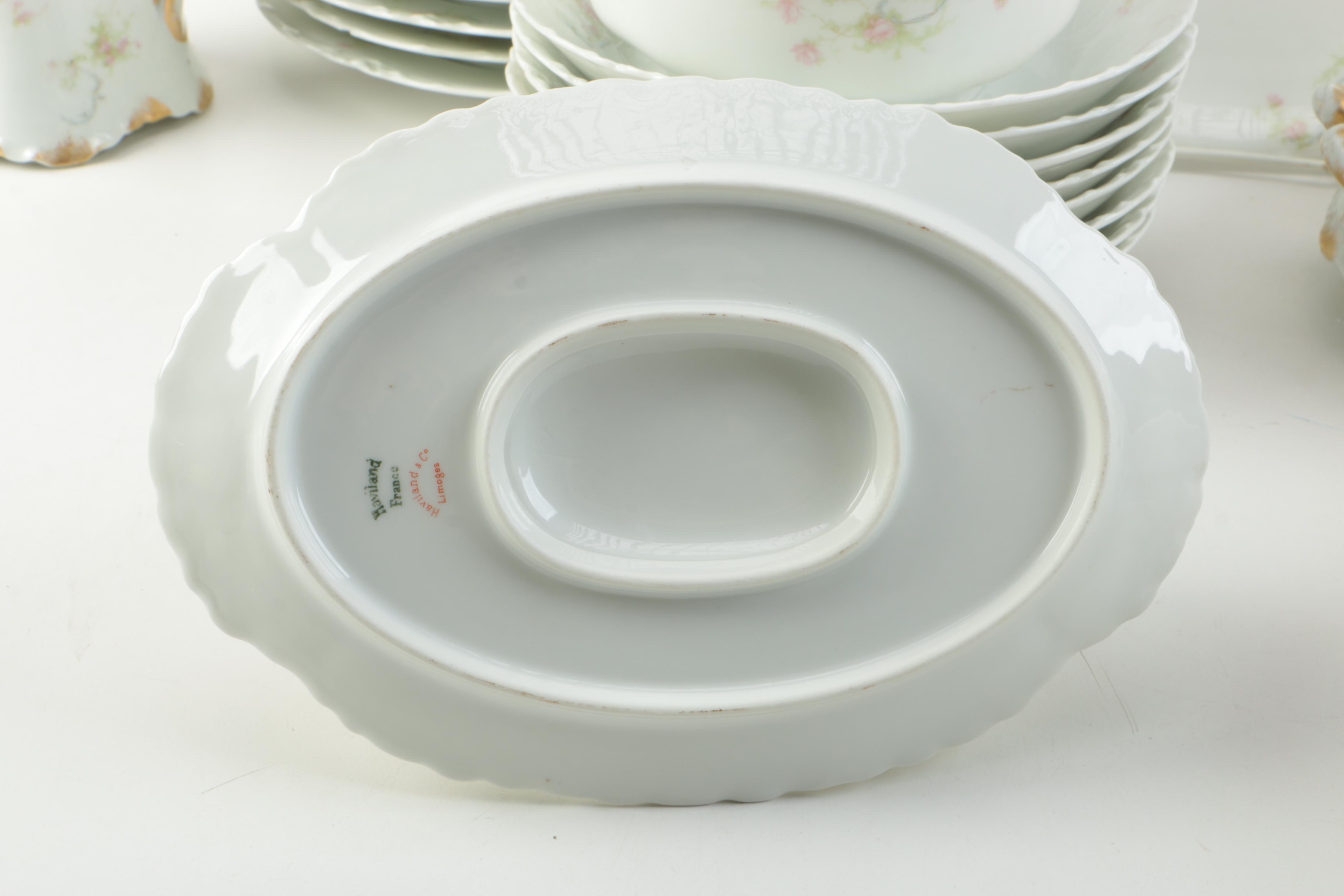 Vintage Haviland Limoges "The Princess" Porcelain Dinner Service