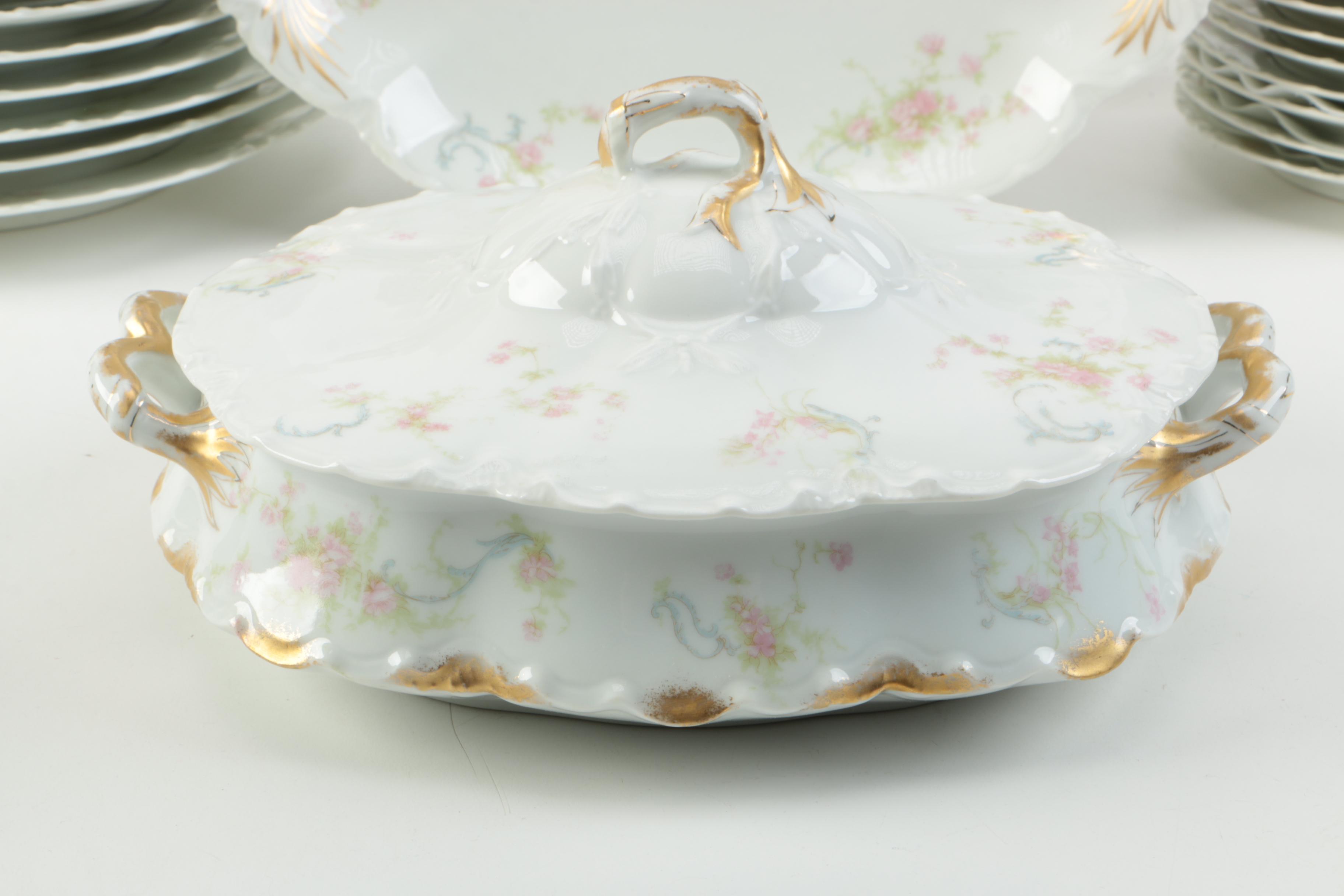 Vintage Haviland Limoges "The Princess" Porcelain Dinner Service