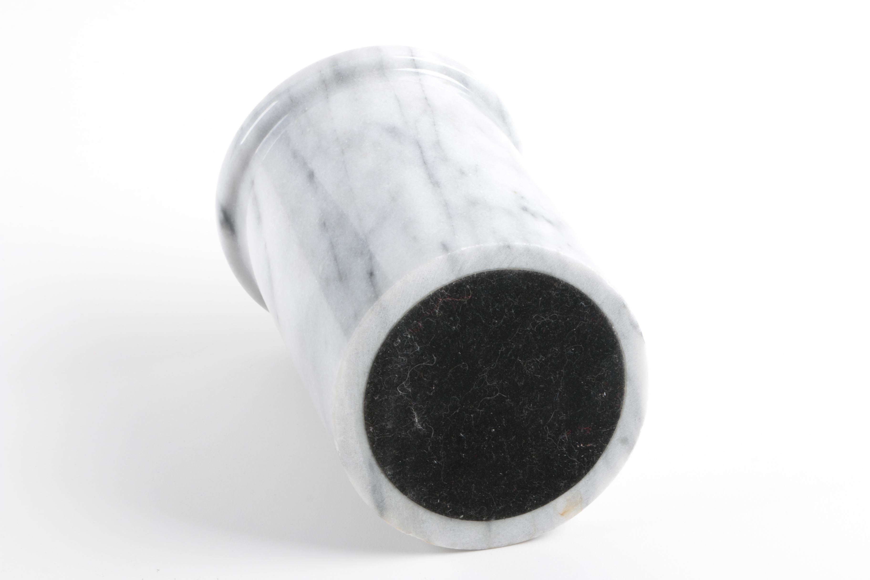 Nambé  Vase and  Georges Briard Marble Set