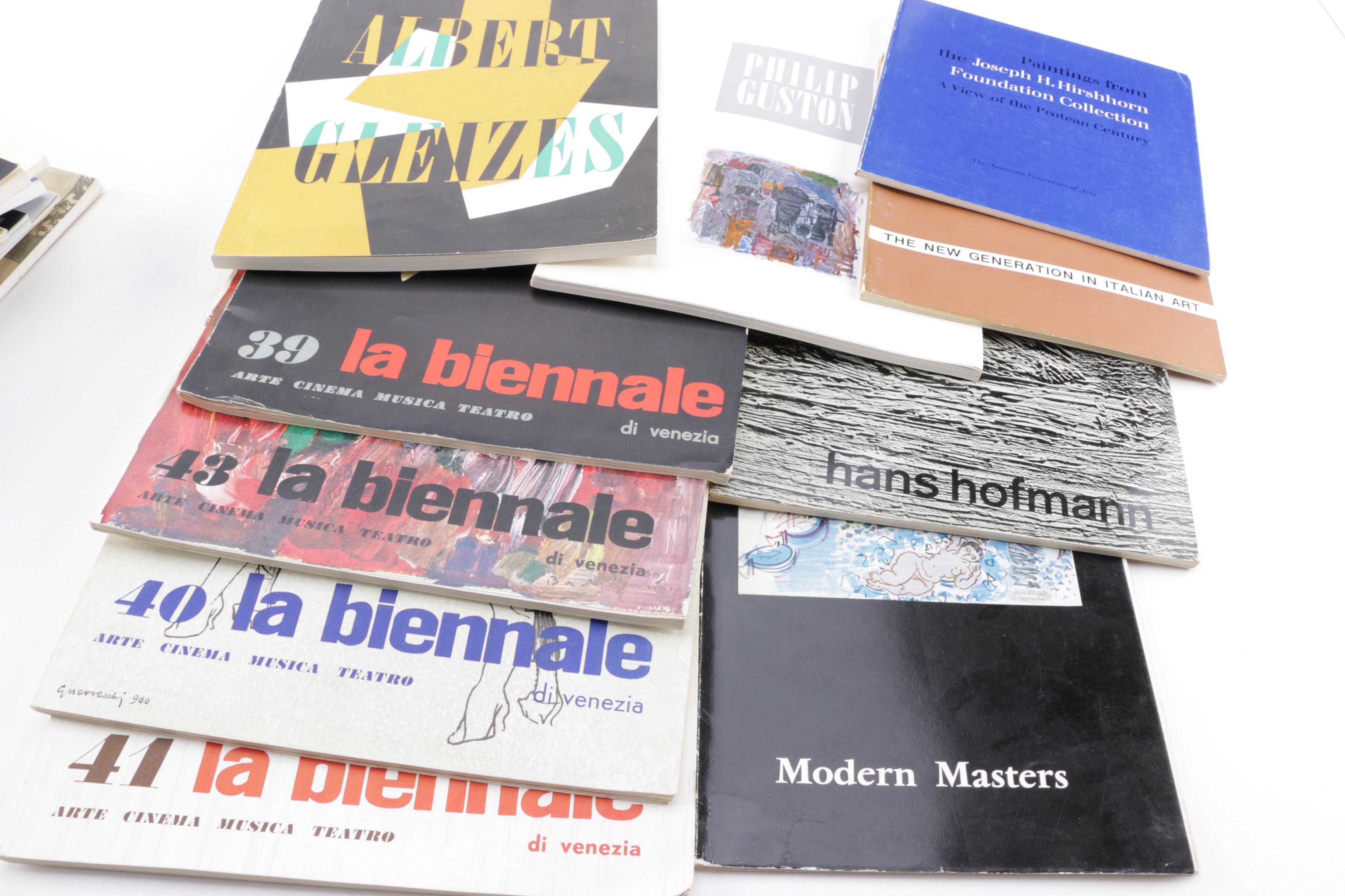 Assortment of Vintage Art Gallery Booklets