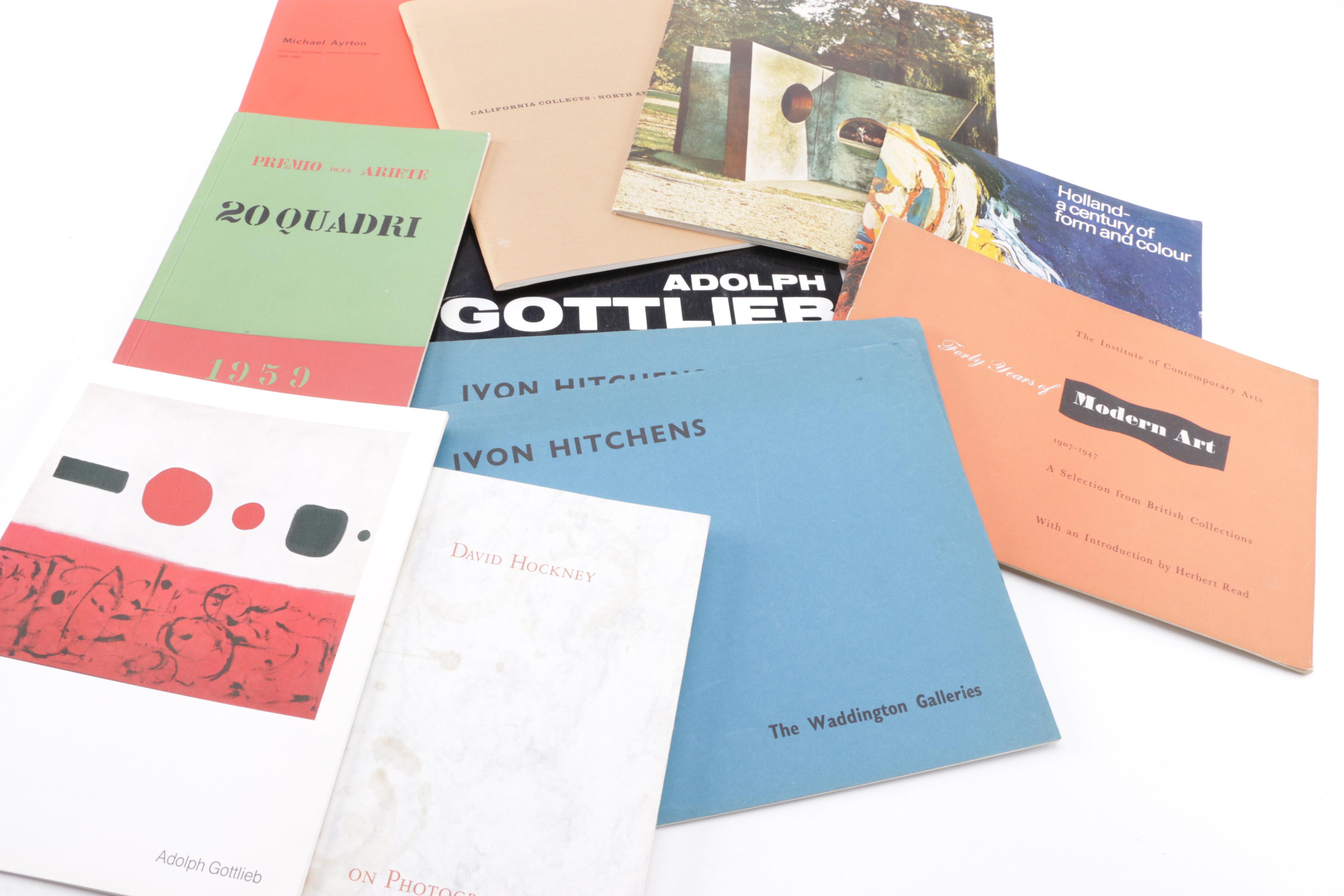 Assortment of Vintage Art Gallery Booklets