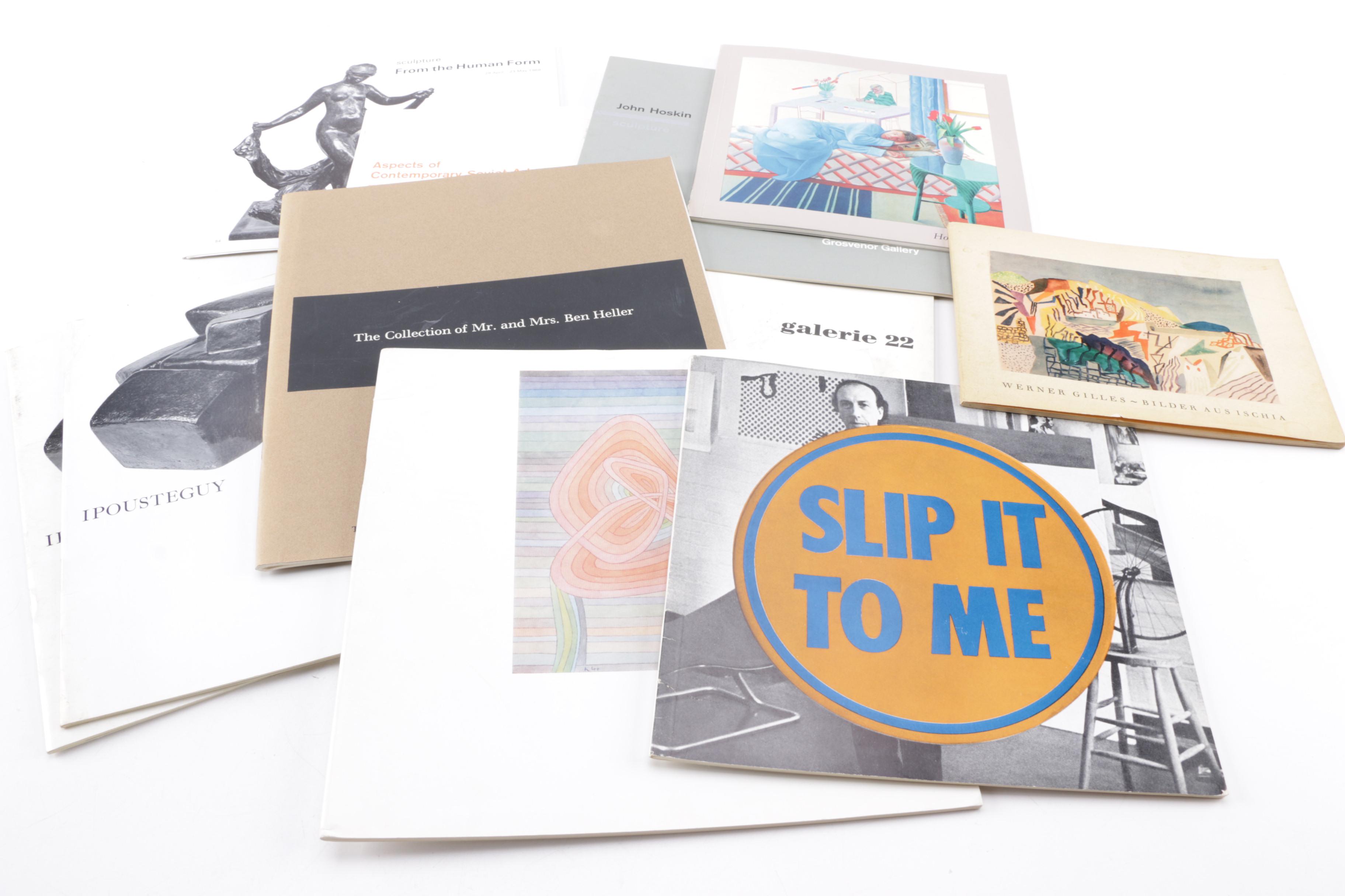 Assortment of Vintage Art Gallery Booklets