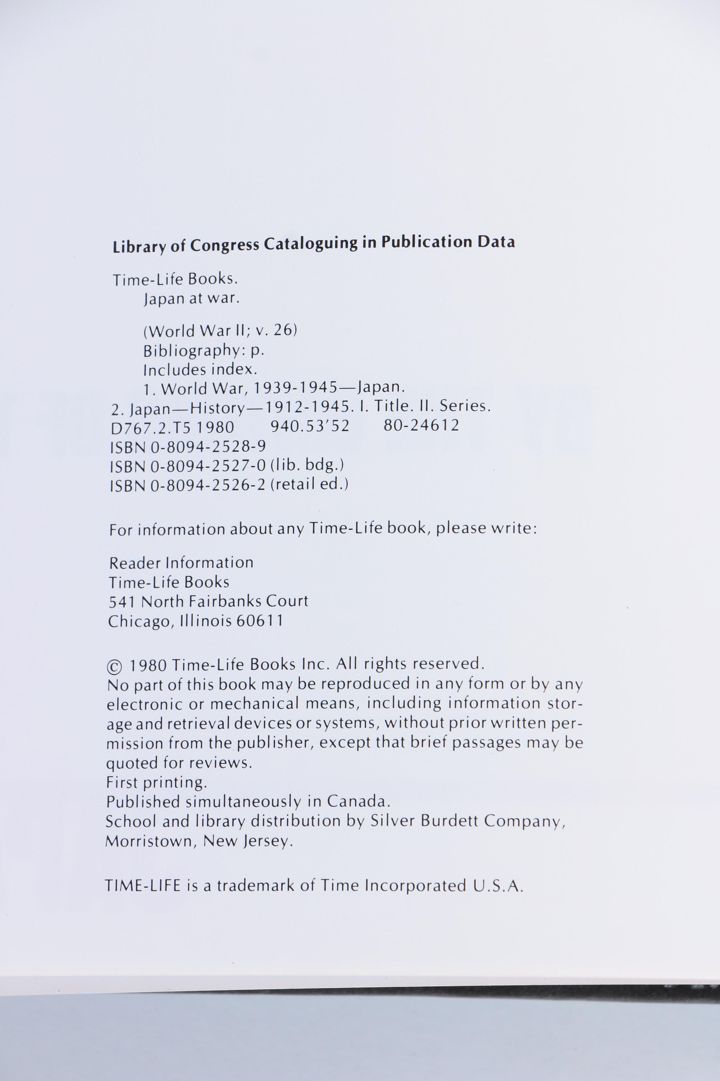 Time-Life "World War II" Series Complete in Thirty-Nine Volumes