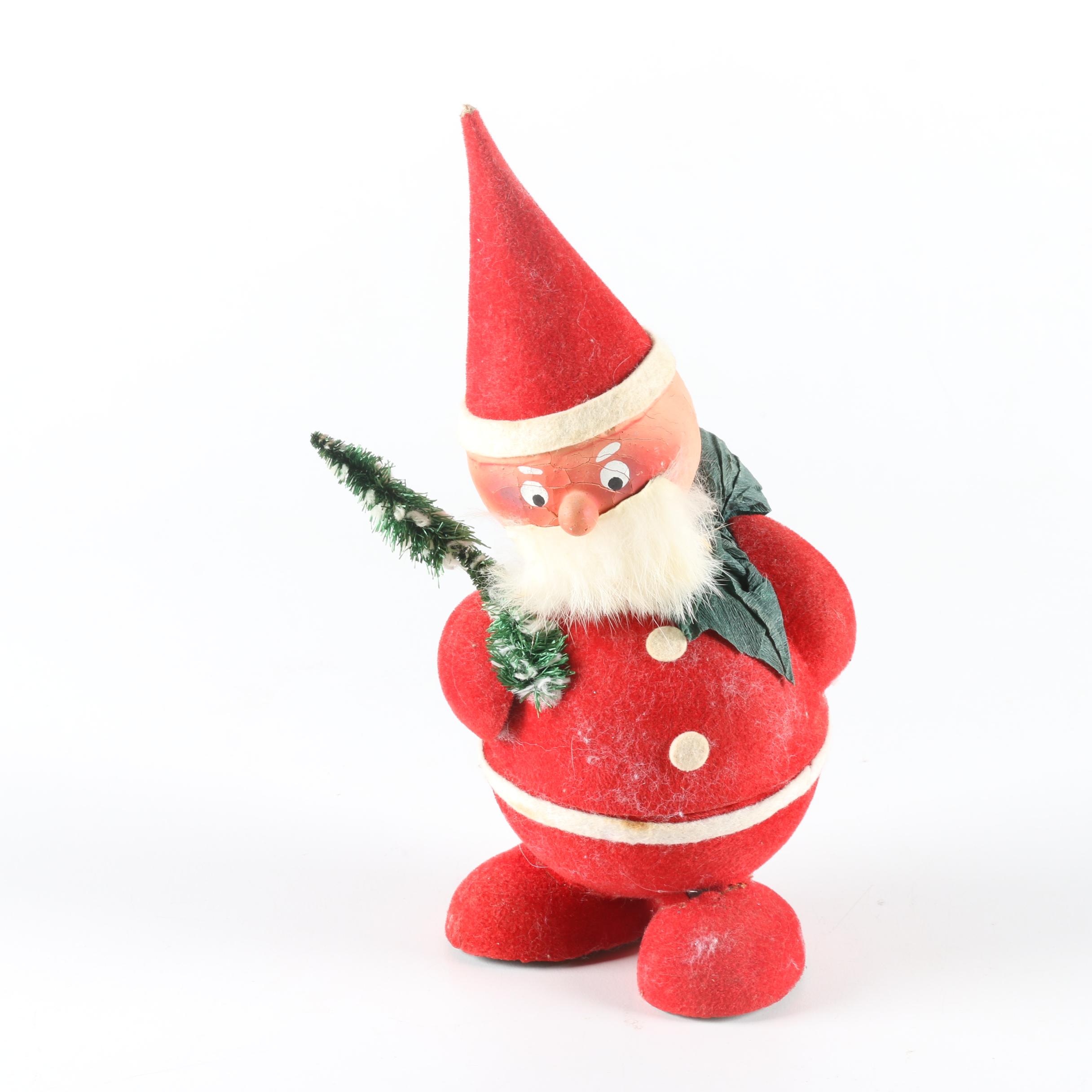 Vintage Santa Claus Bobble Head Decoration