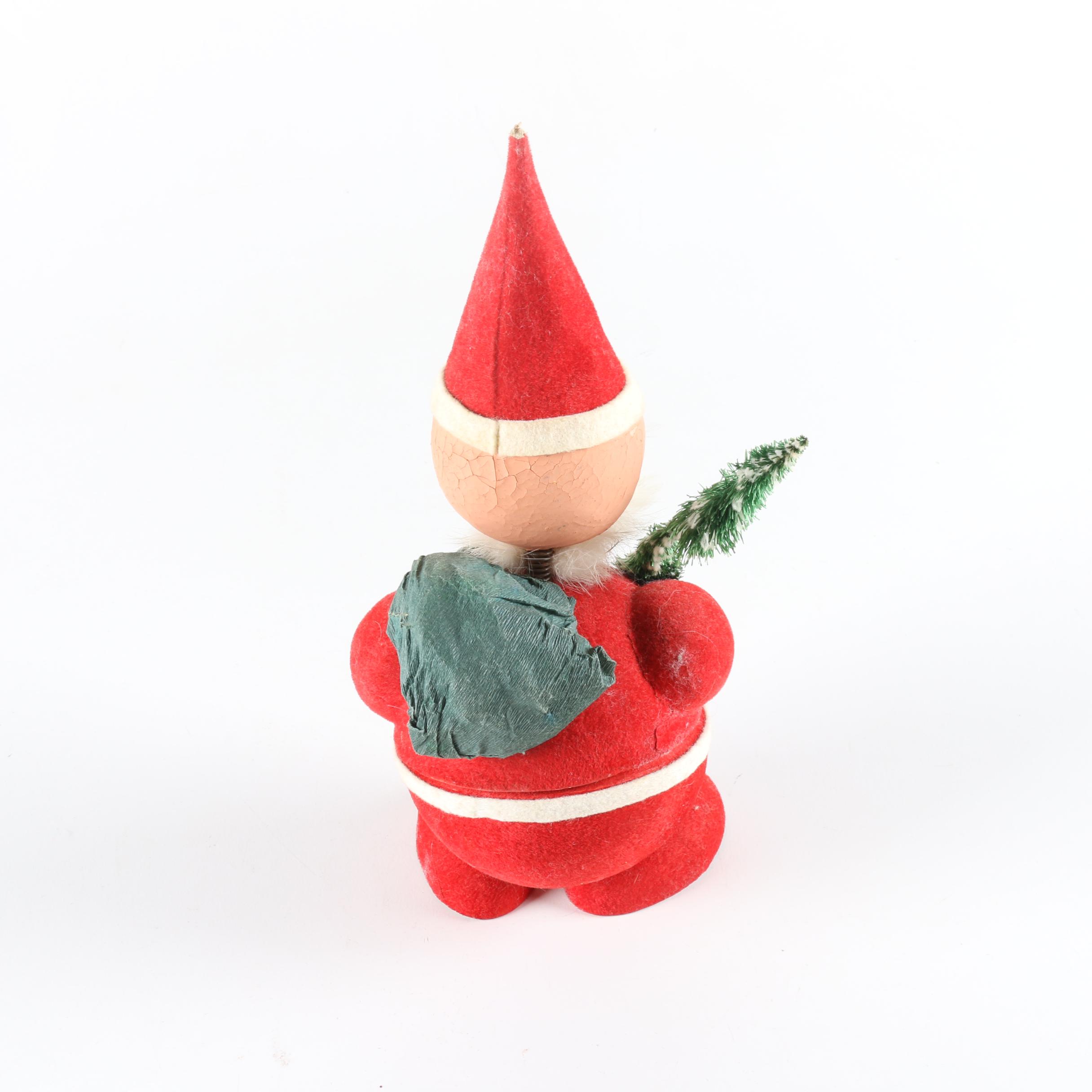 Vintage Santa Claus Bobble Head Decoration