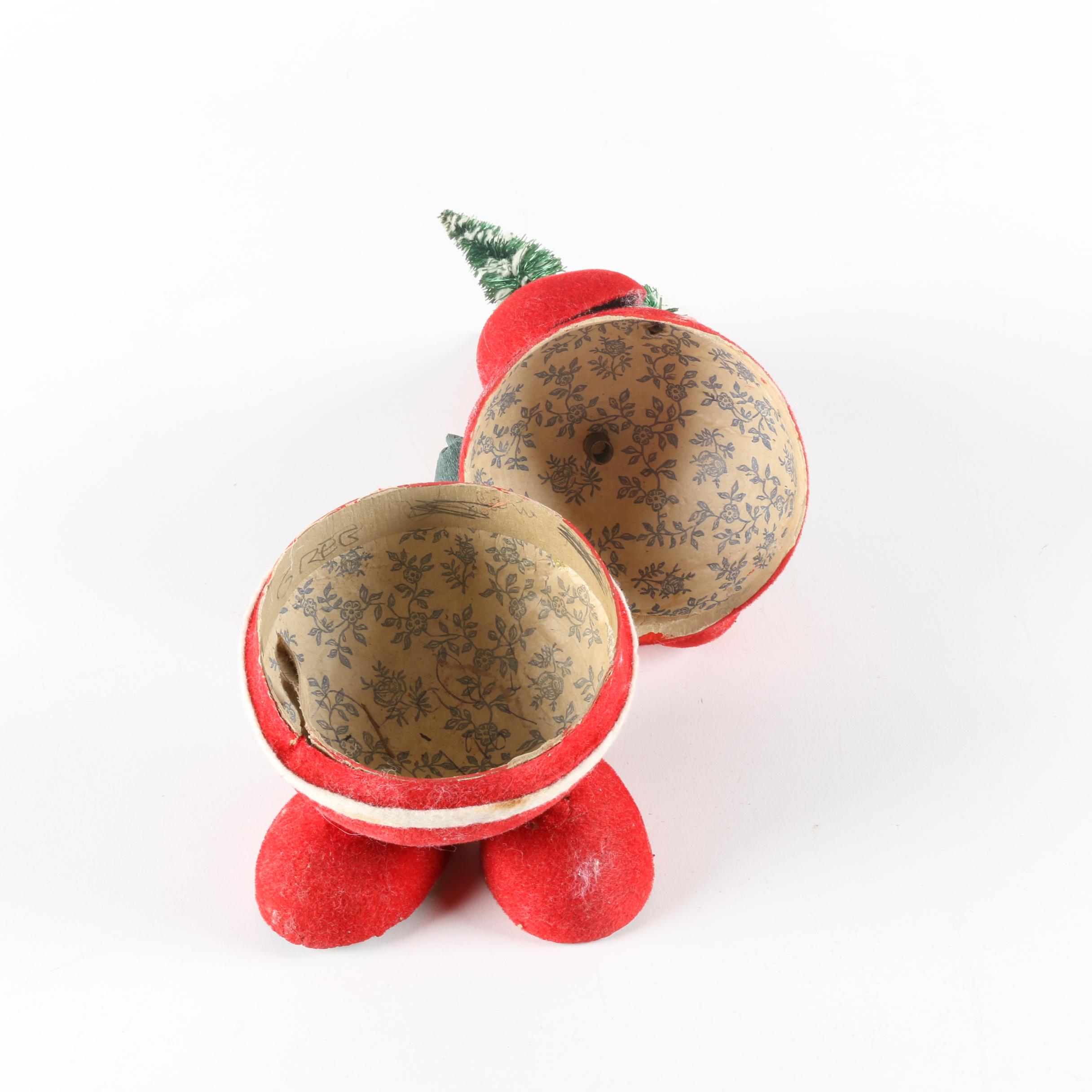 Vintage Santa Claus Bobble Head Decoration