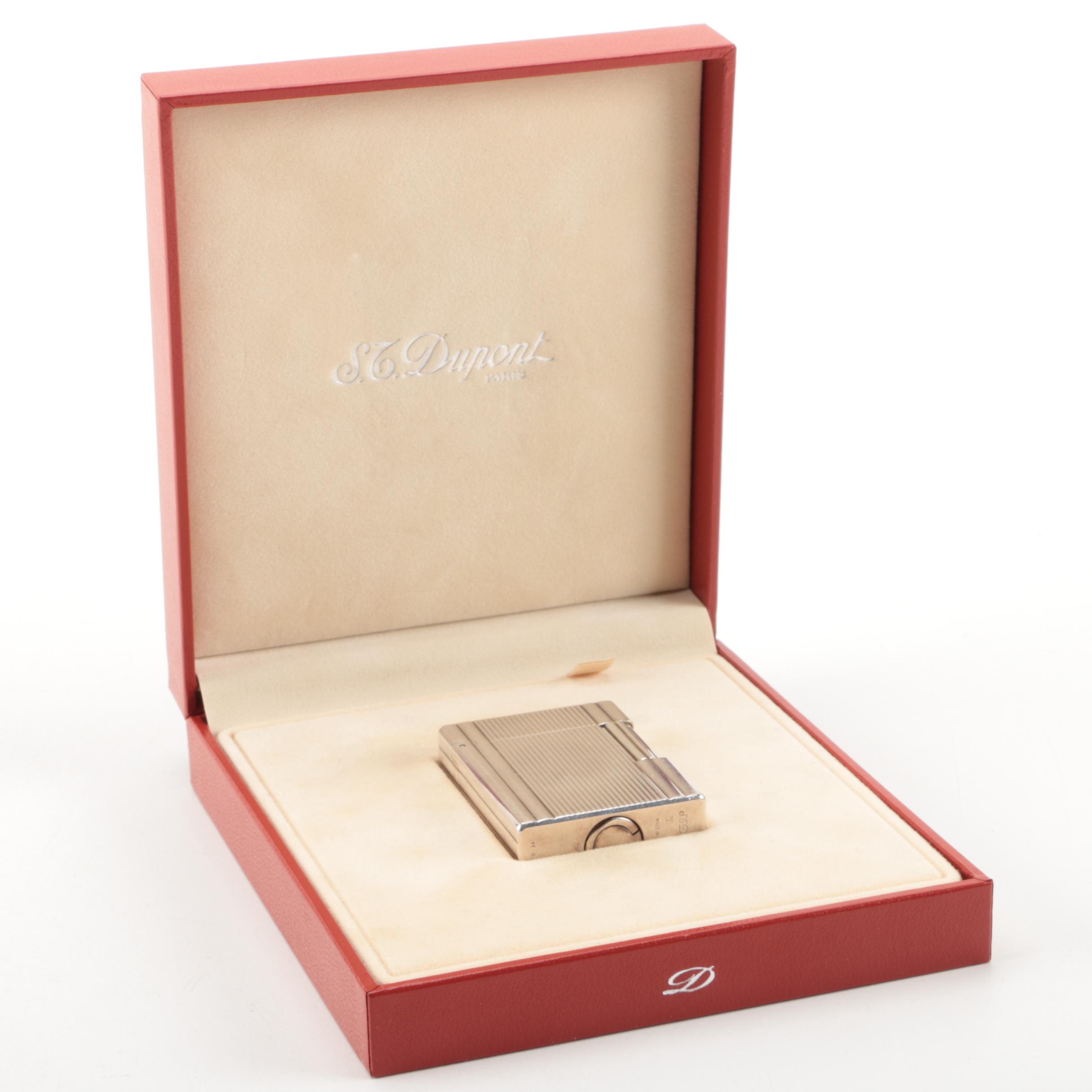 S. T. Dupont Silver Plate Lighter