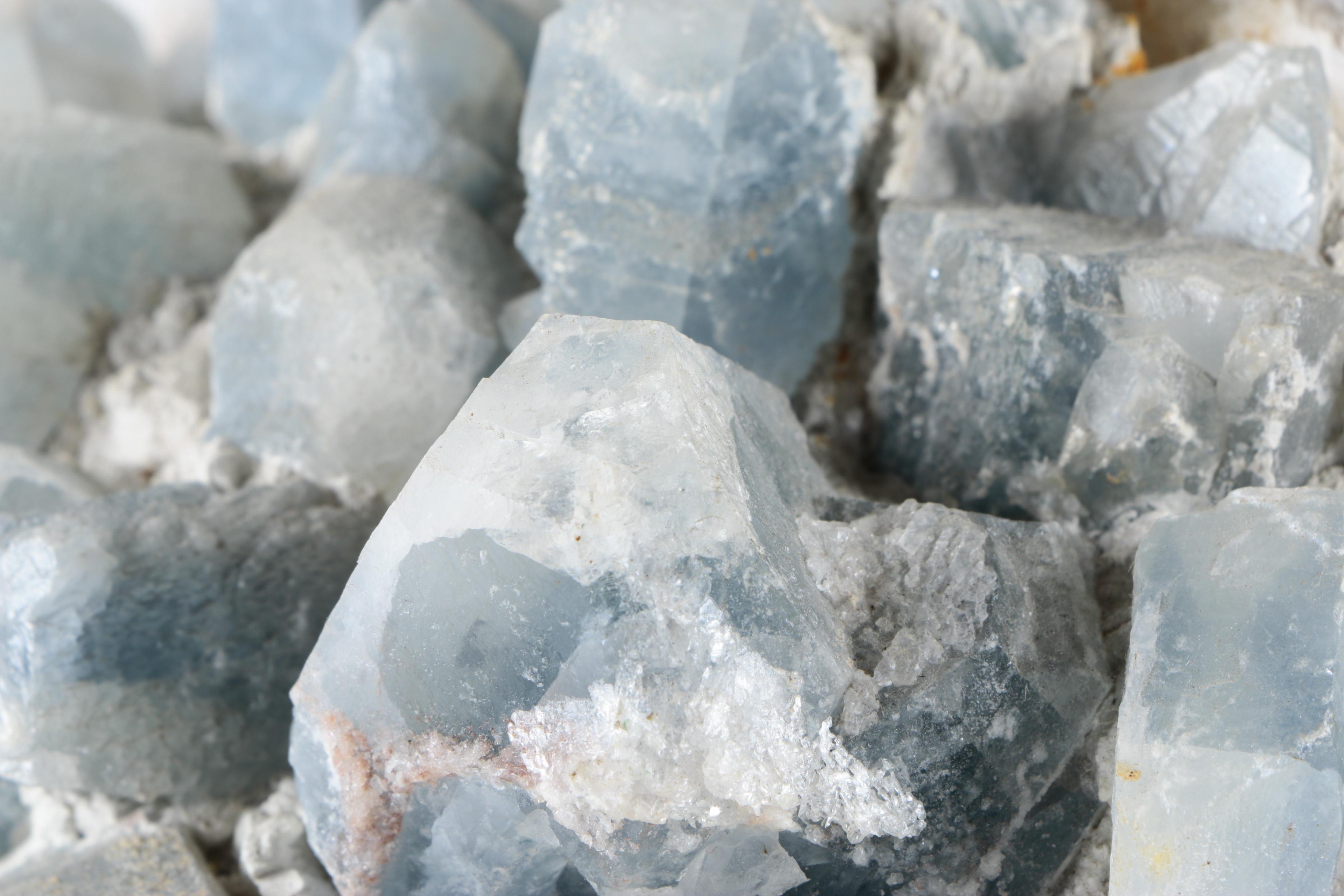 Celestine Crystal Aggregate