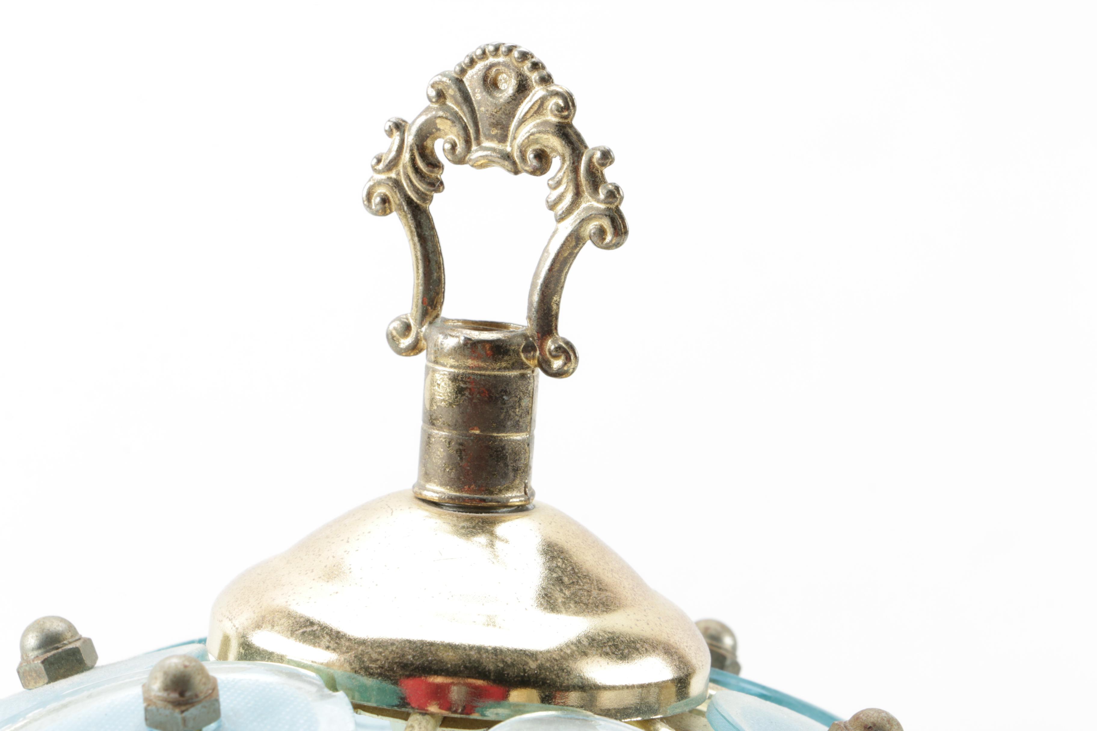 Glass Shade Table Lamp