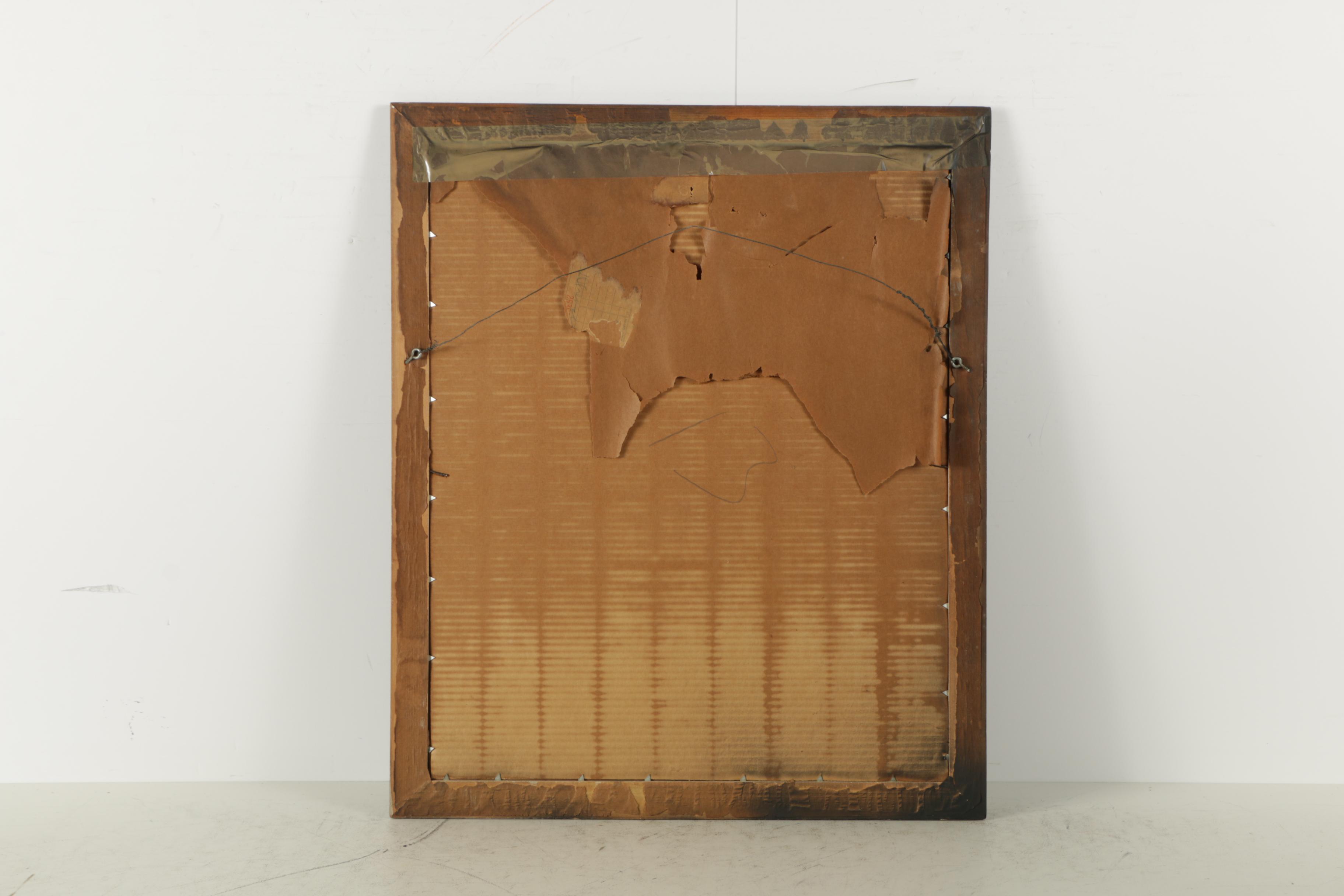 Vintage Bernard Picture Company Seriolithograph of Still Life