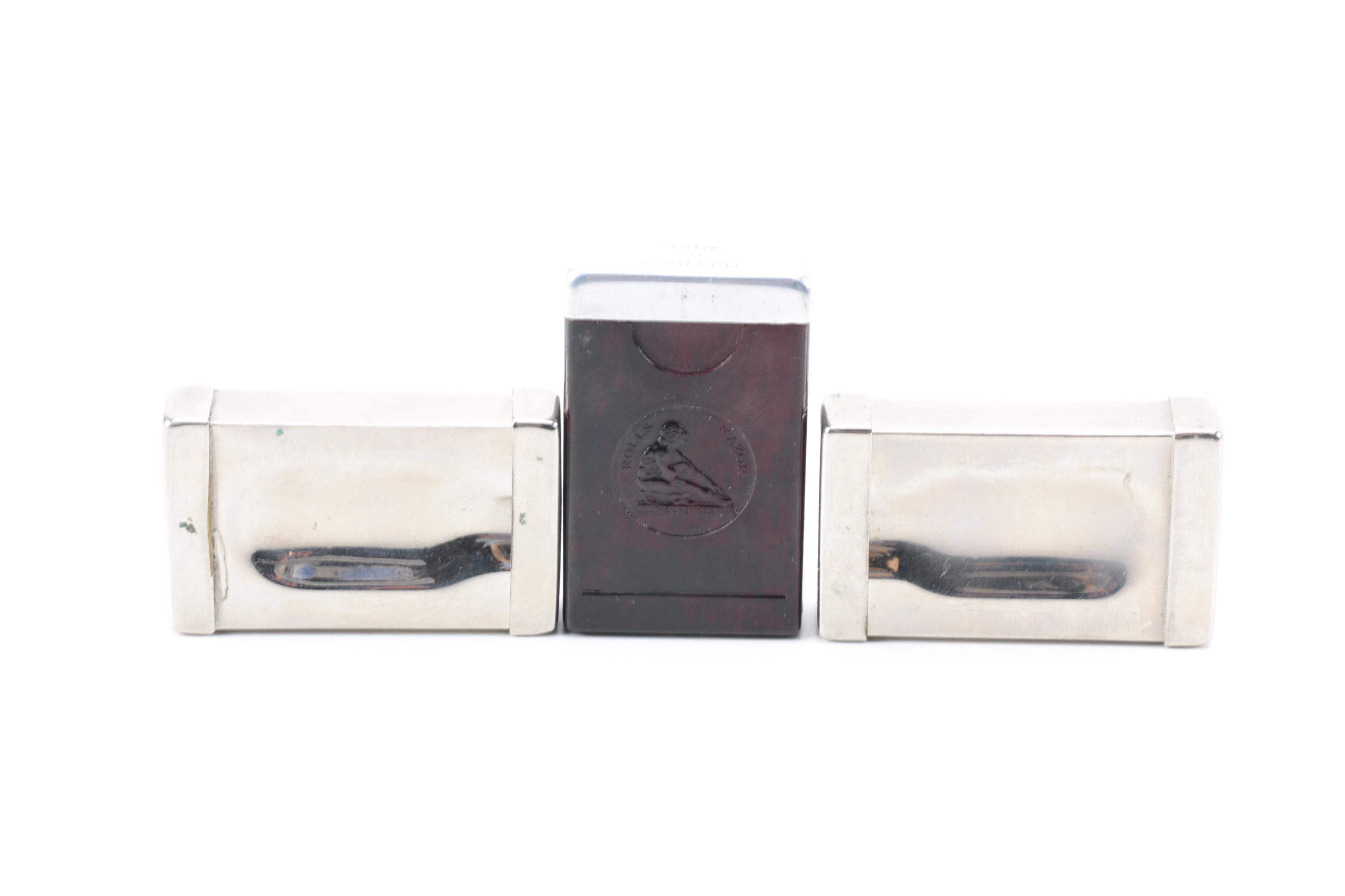 Vintage "The Traveler" Rolls Razor and Blades