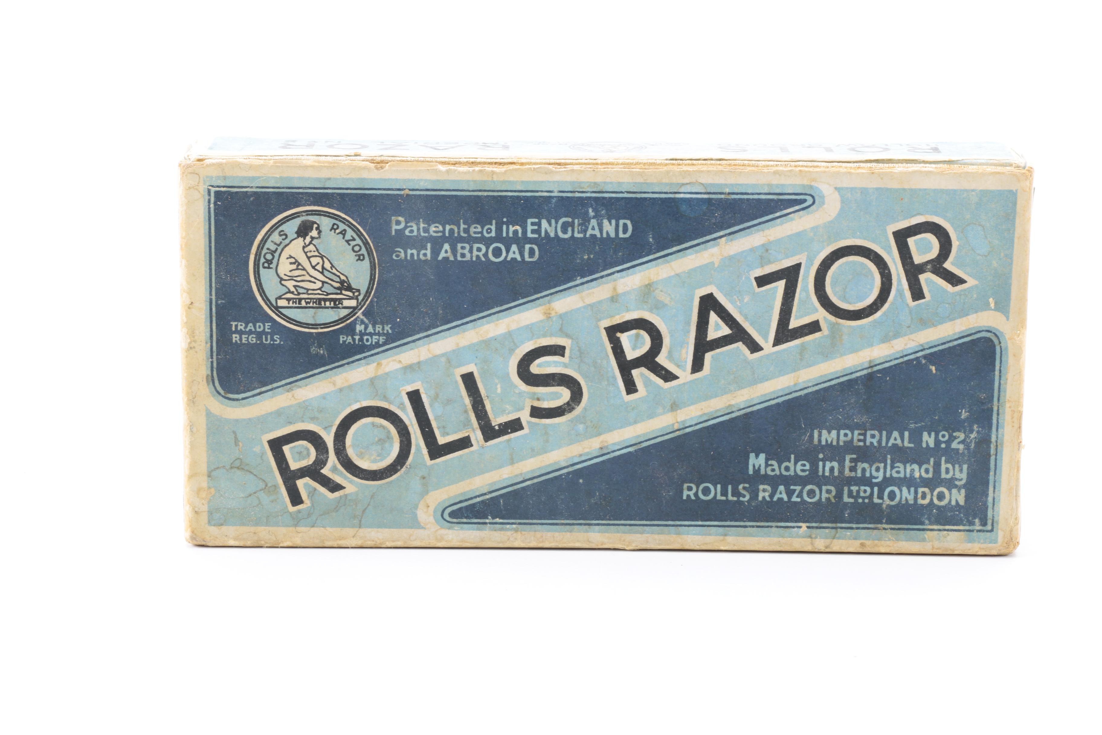 Vintage "The Traveler" Rolls Razor and Blades
