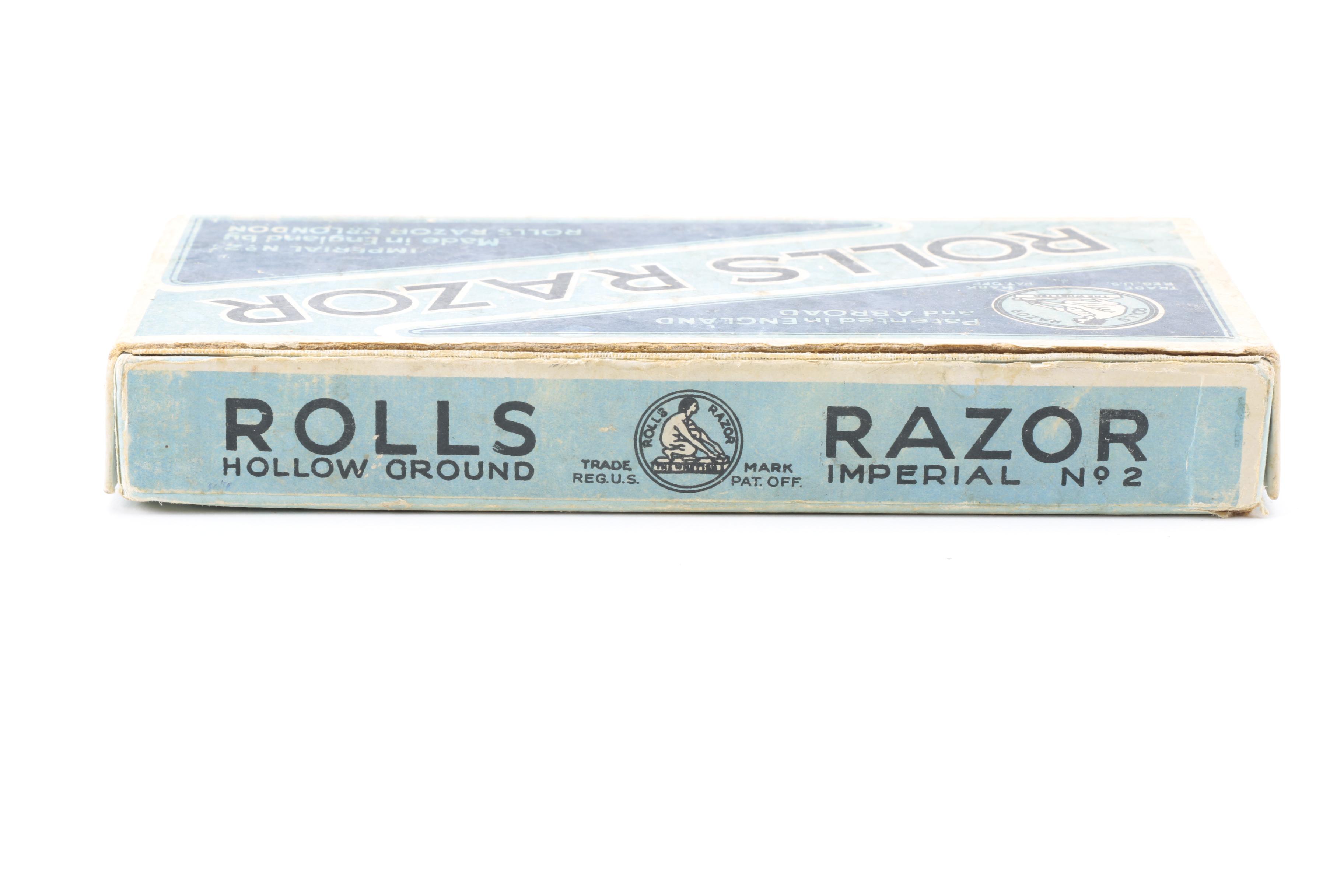 Vintage "The Traveler" Rolls Razor and Blades