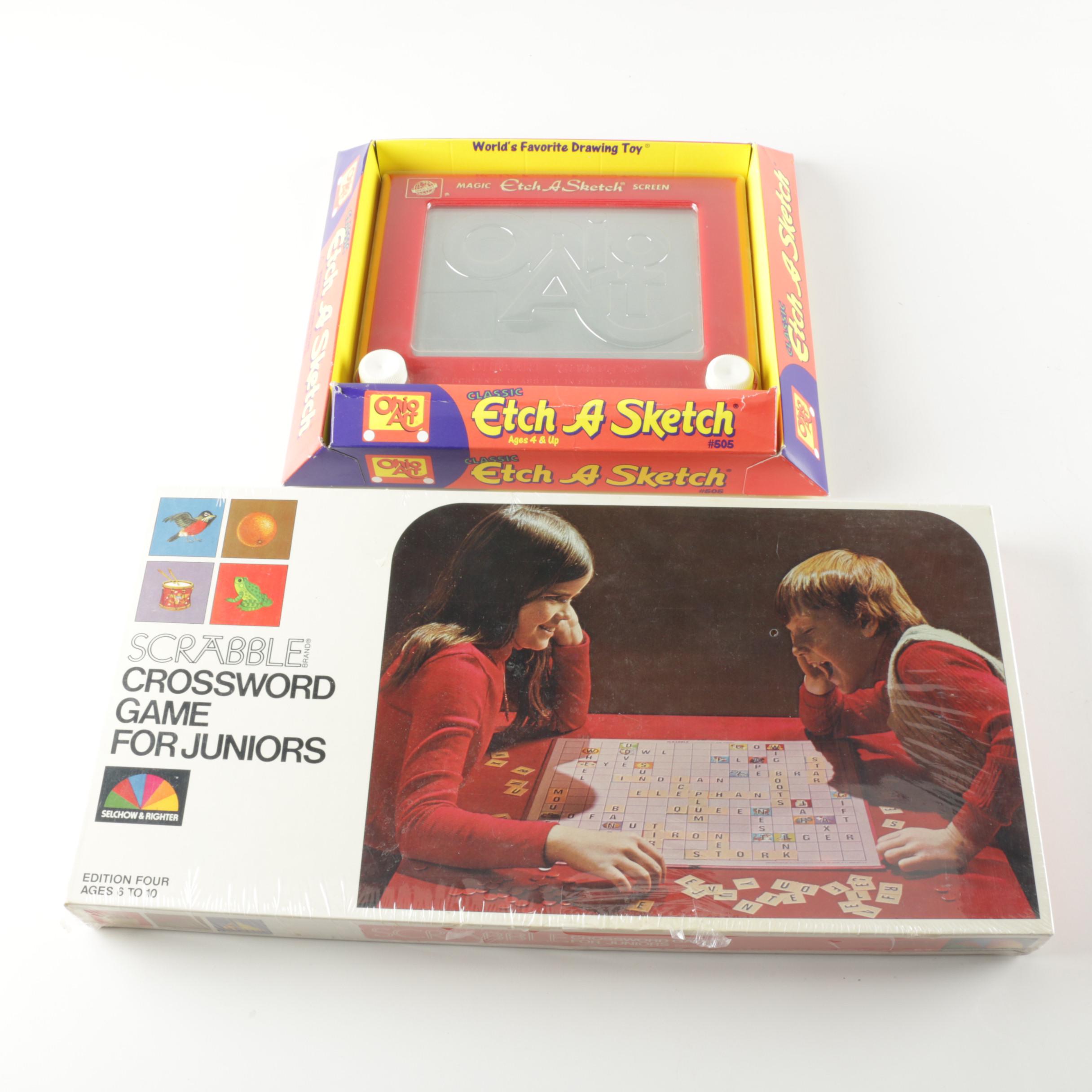 Etch A Sketch and Assorted Board Games