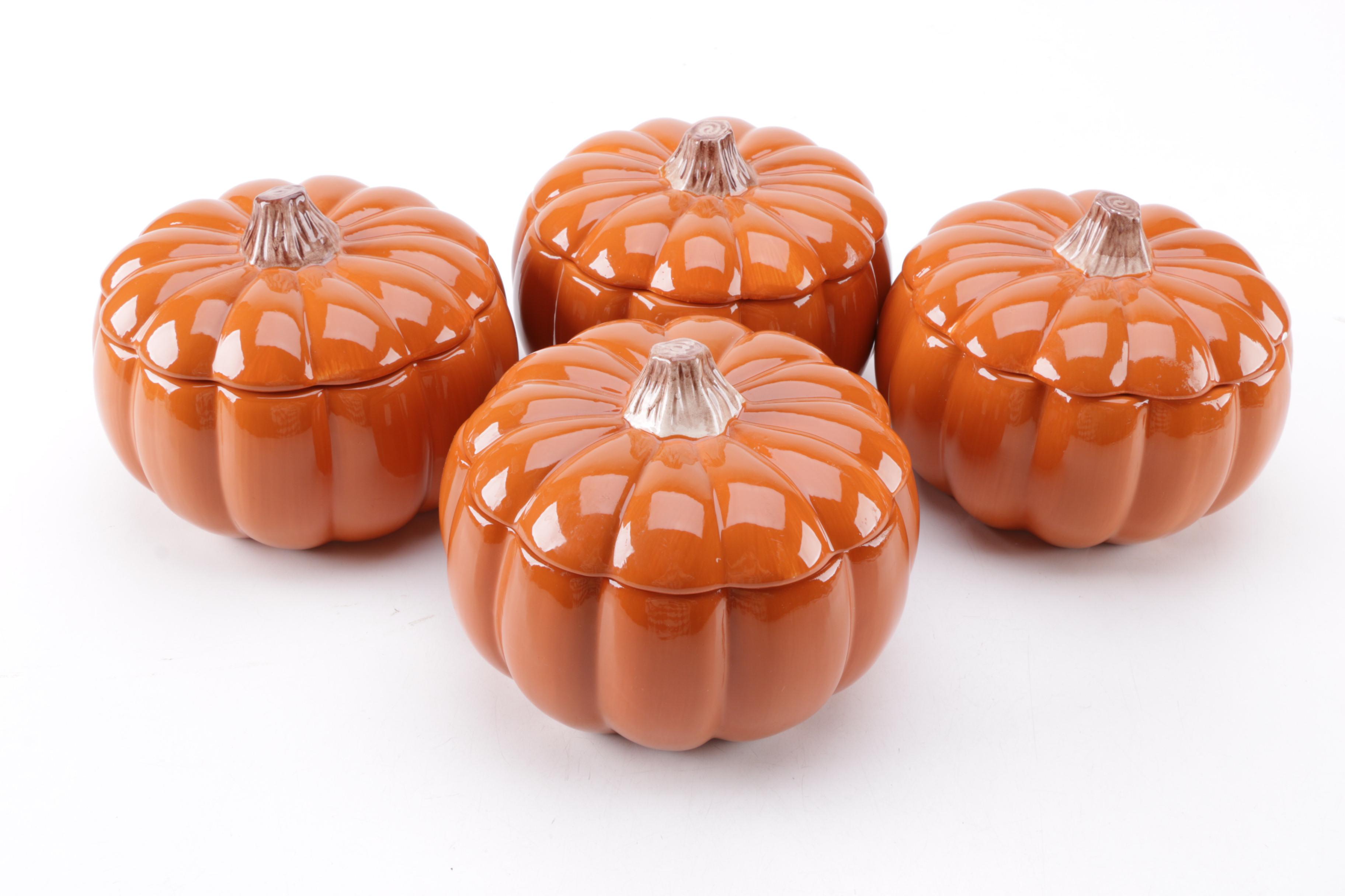 Pottery Barn Ceramic Pumpkin Assortment