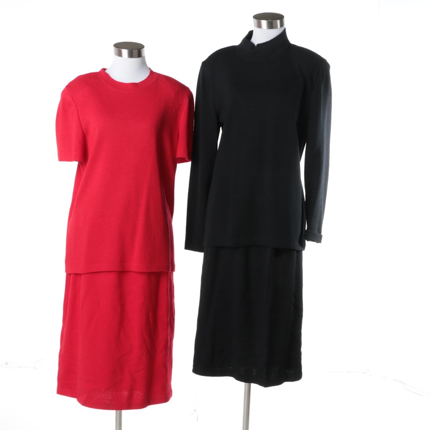 Women's St. John Knitwear Skirt Sets