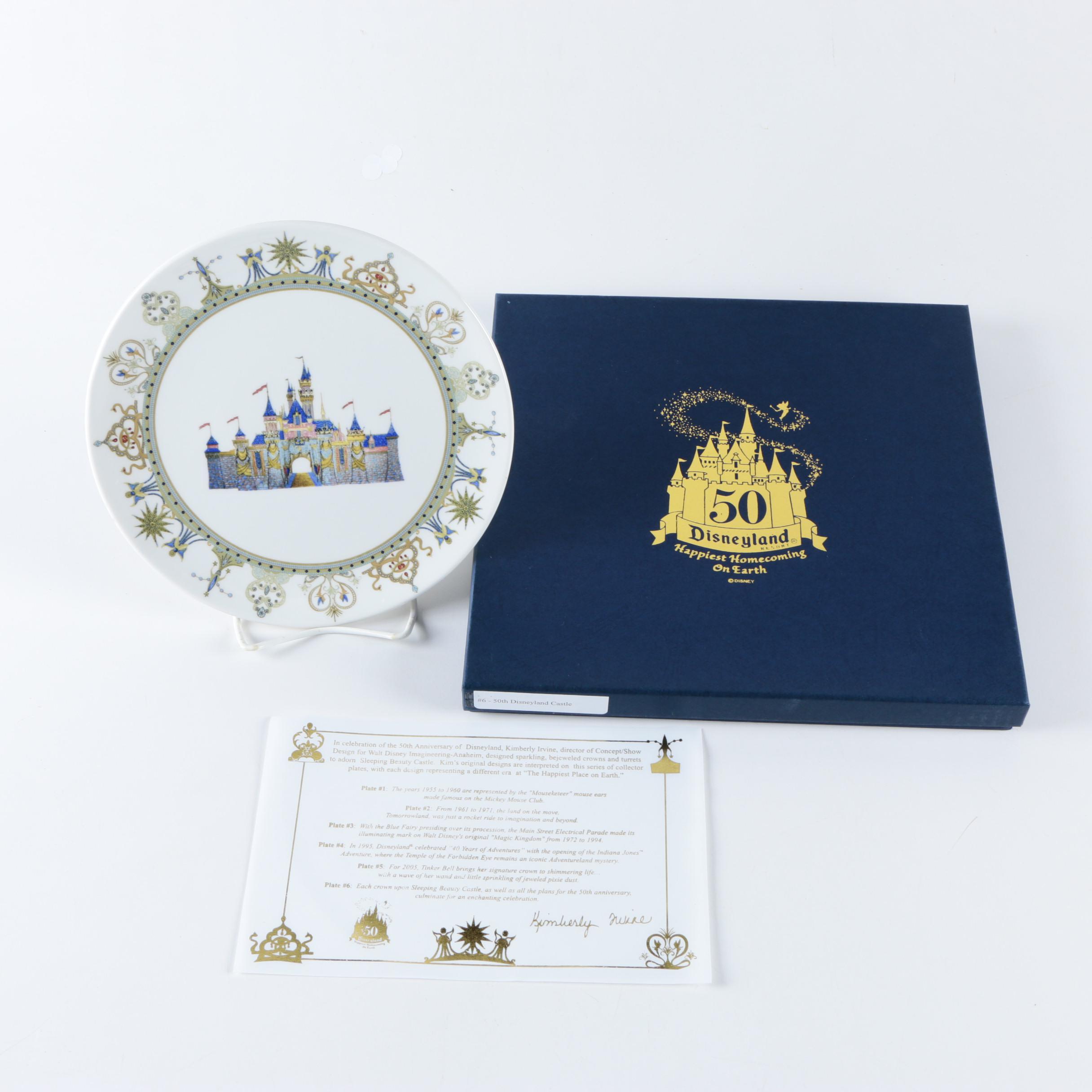 Disneyland Commemorative Plate