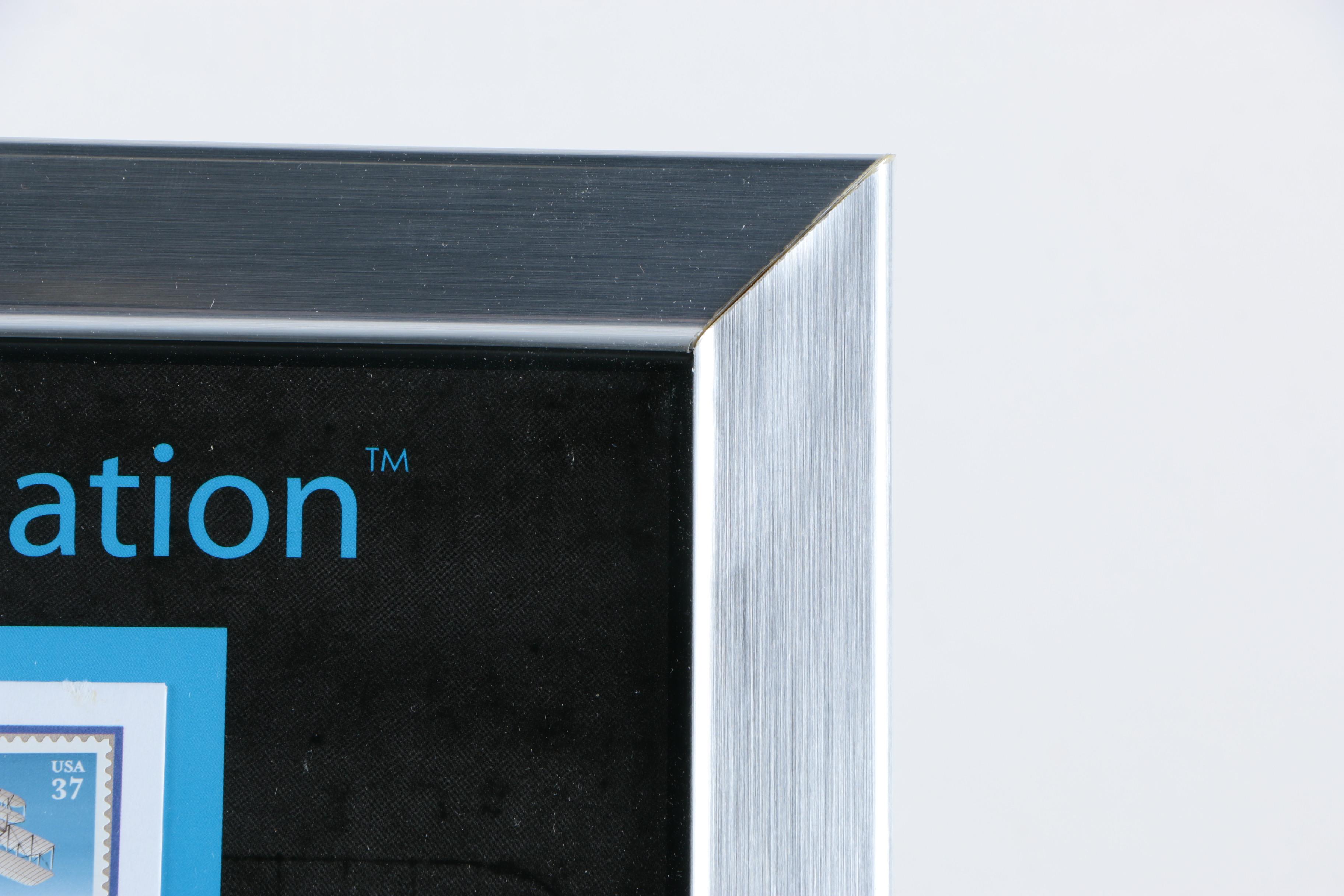 Framed Wright Brothers Commemorative Print