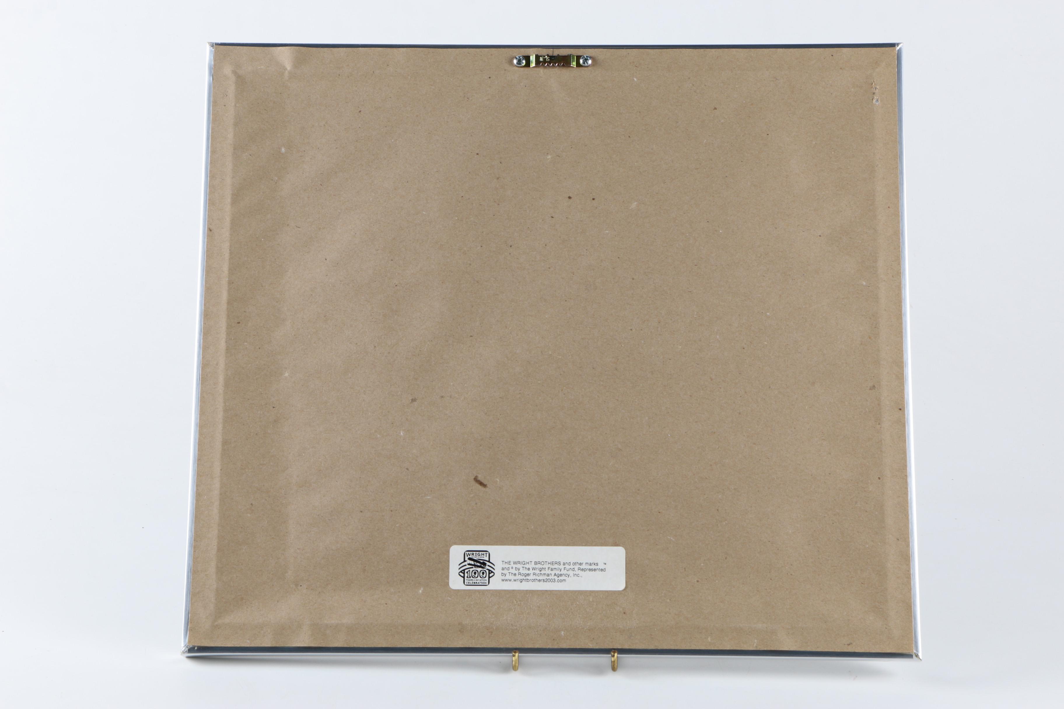 Framed Wright Brothers Commemorative Print