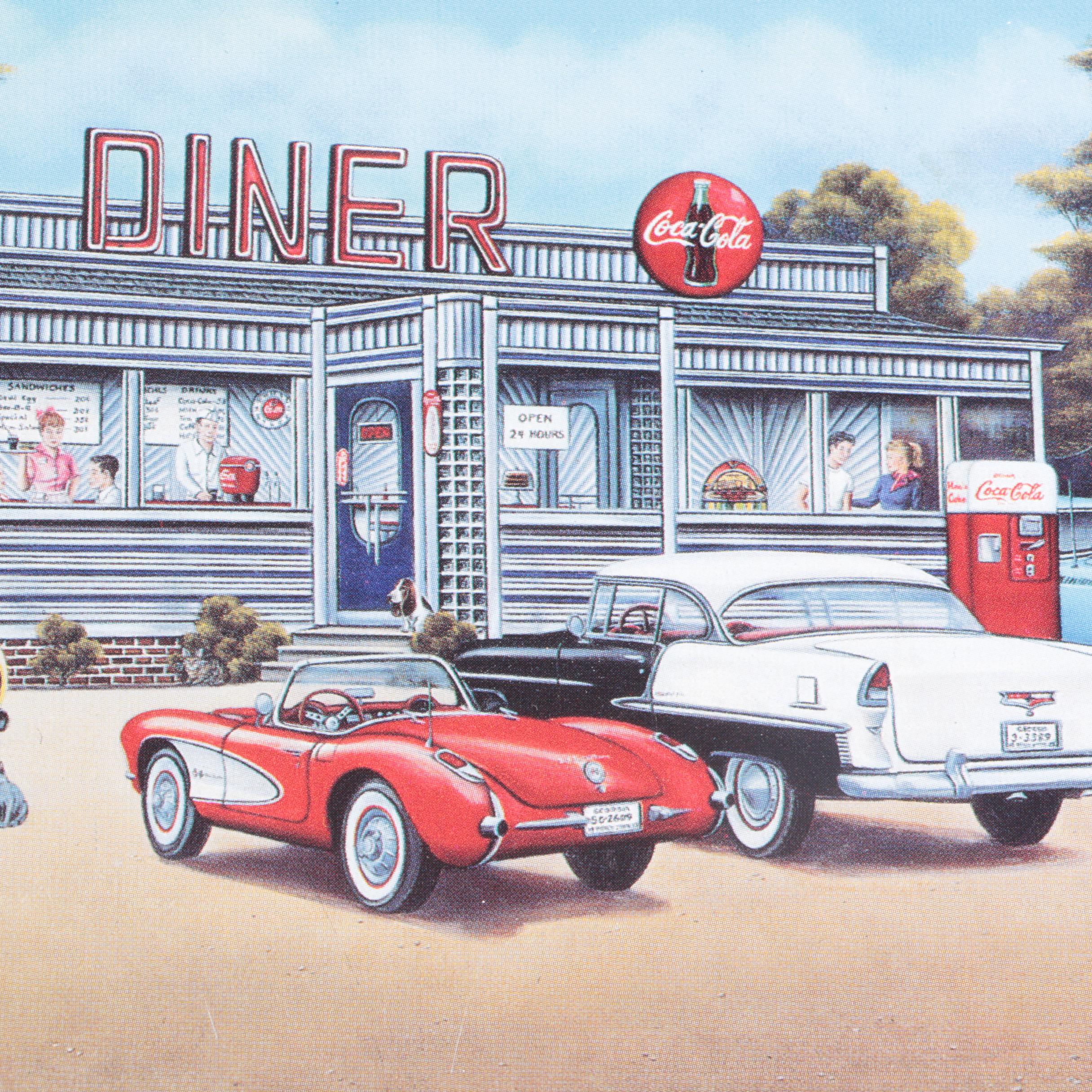 Coca-Cola Cookie Jar and Trays