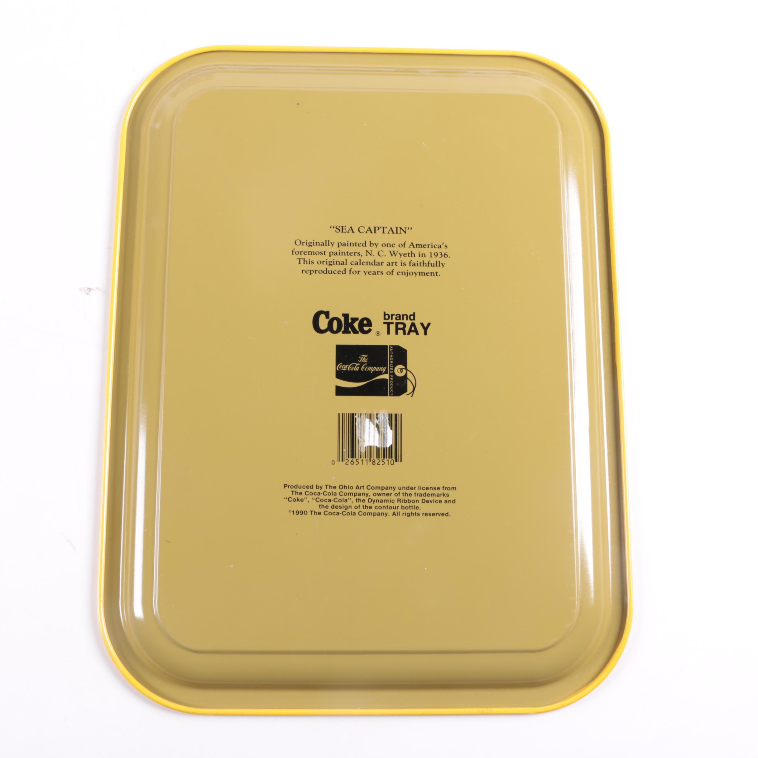 Coca-Cola Cookie Jar and Trays