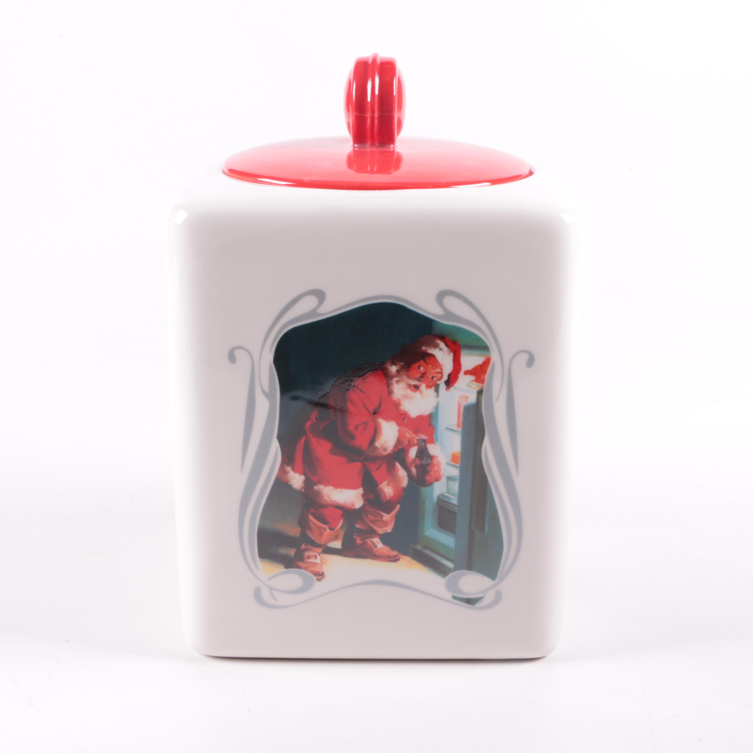Coca-Cola Cookie Jar and Trays