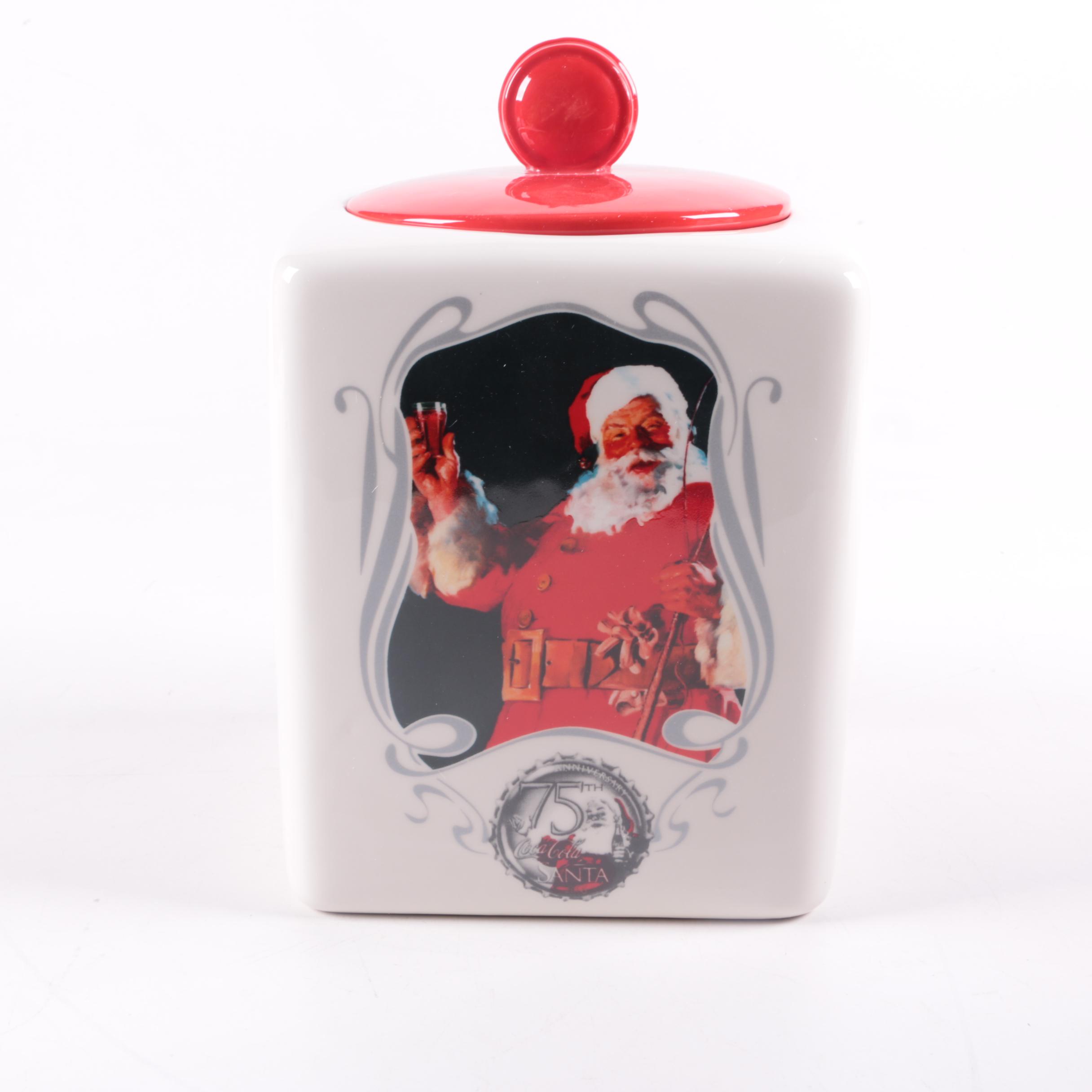 Coca-Cola Cookie Jar and Trays
