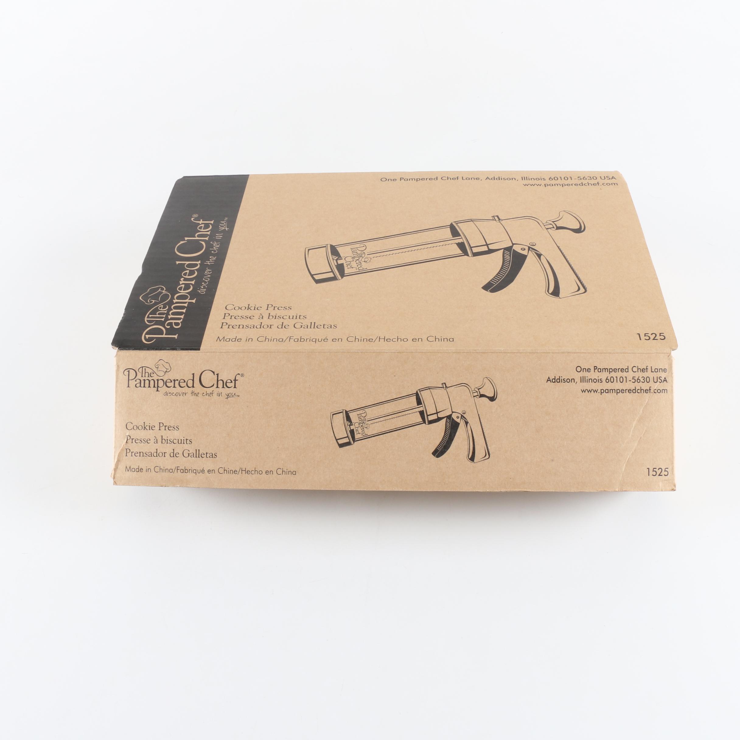 Pampered Chef Cookie Press and Easy Accent Decorator