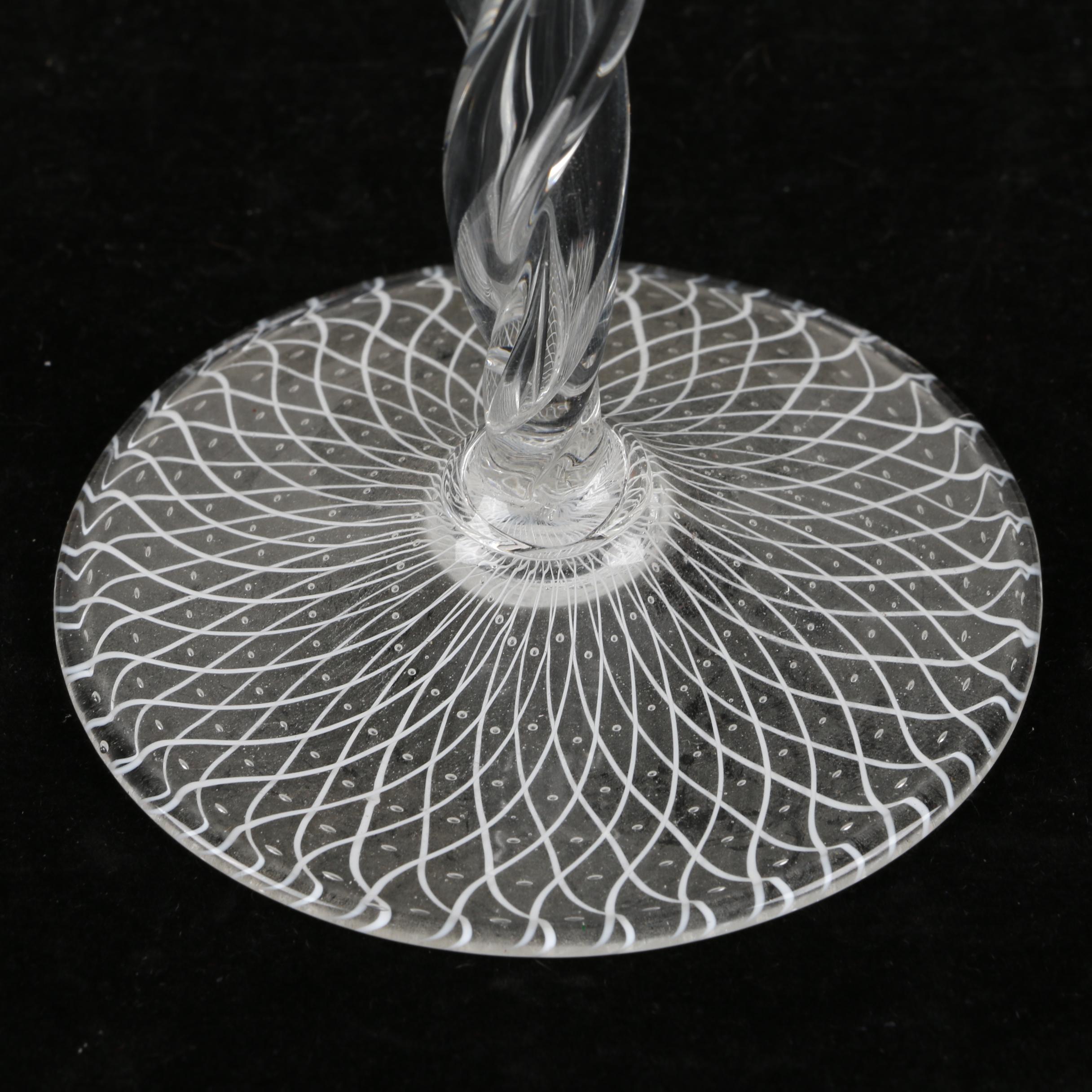 Venetian Latticino Goblets