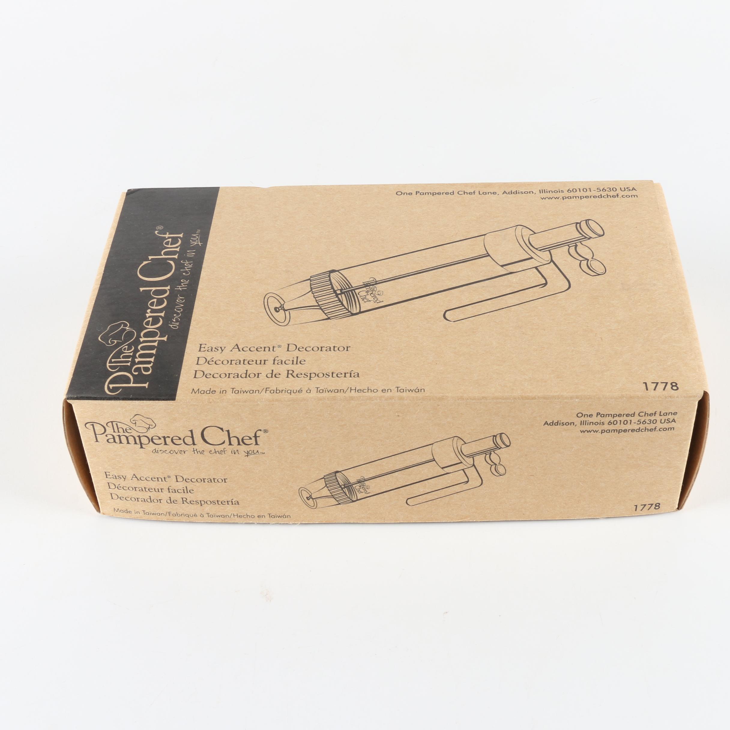 Pampered Chef Cookie Press and Easy Accent Decorator