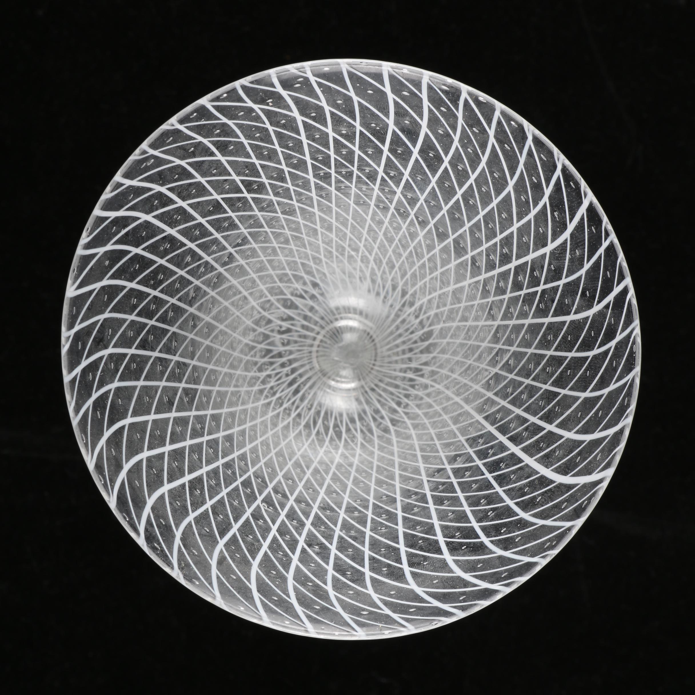 Venetian Latticino Goblets