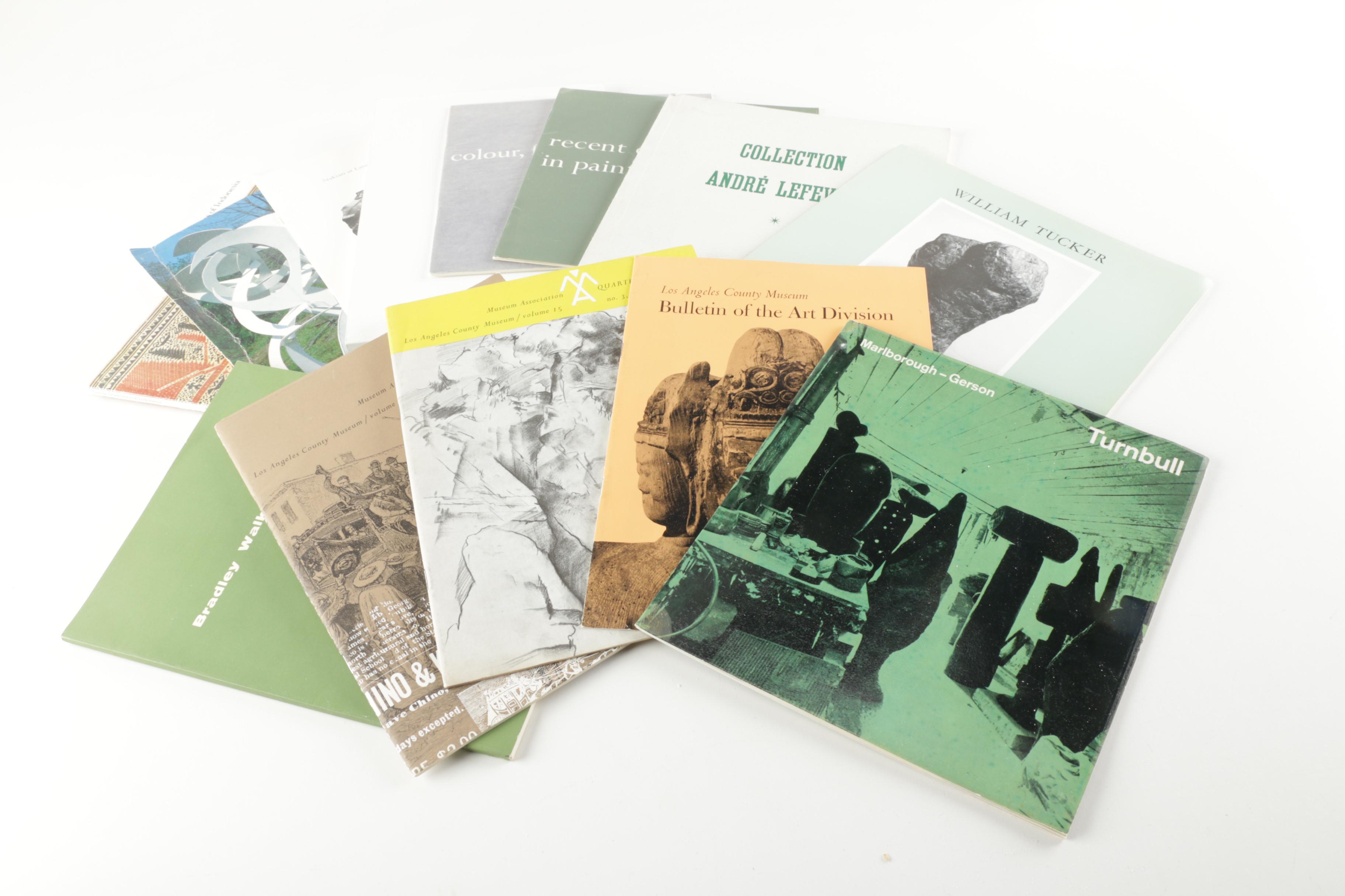 Art Catalogs And Brochures